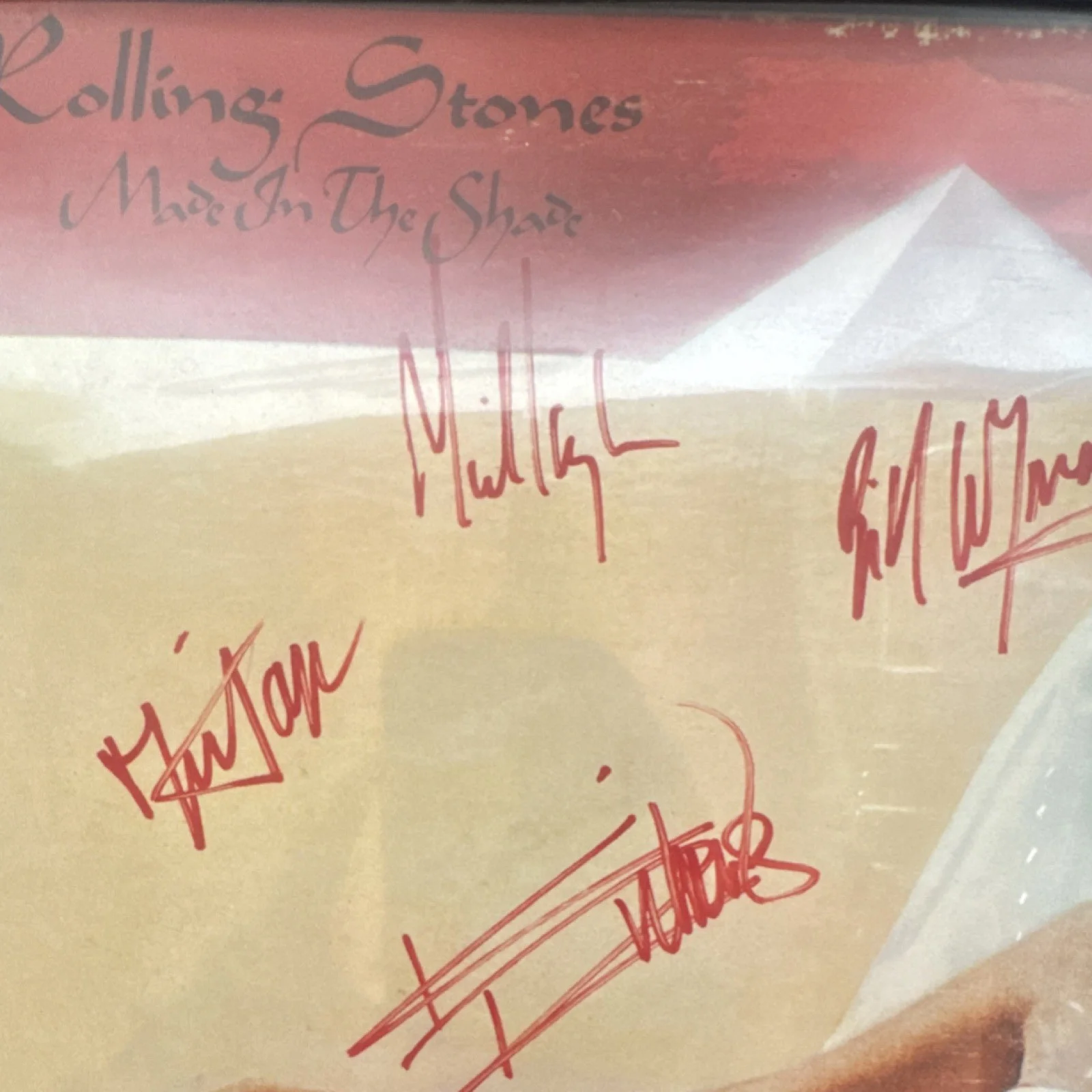 Rolling Stones Made In The Shade Original Signed Album Record Autographed, изображение 3