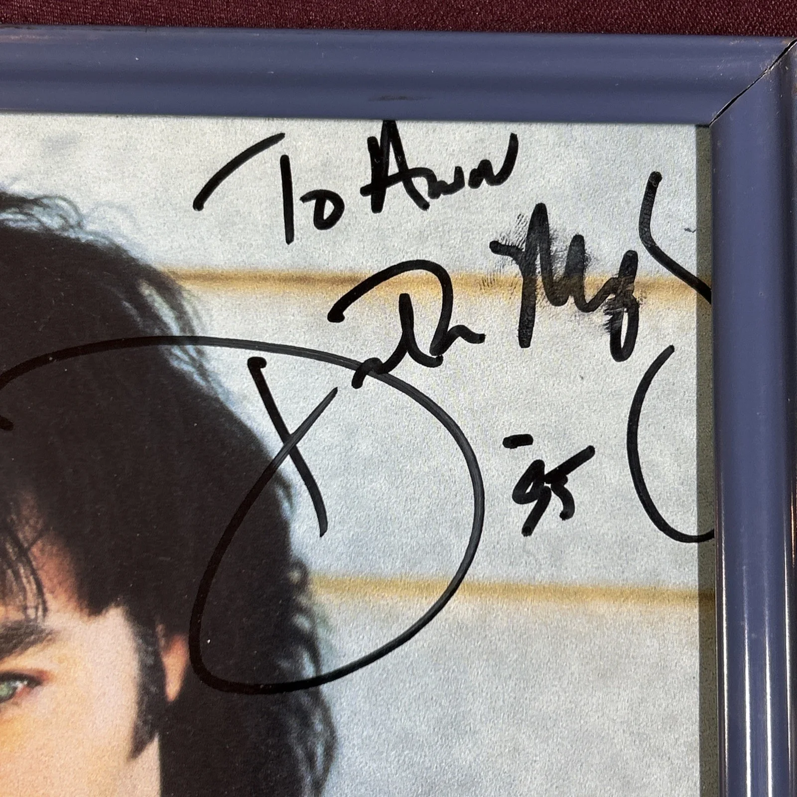 David Lee Murphy Signed headshot 8.5”x11” 1995 Vintage country music, изображение 2