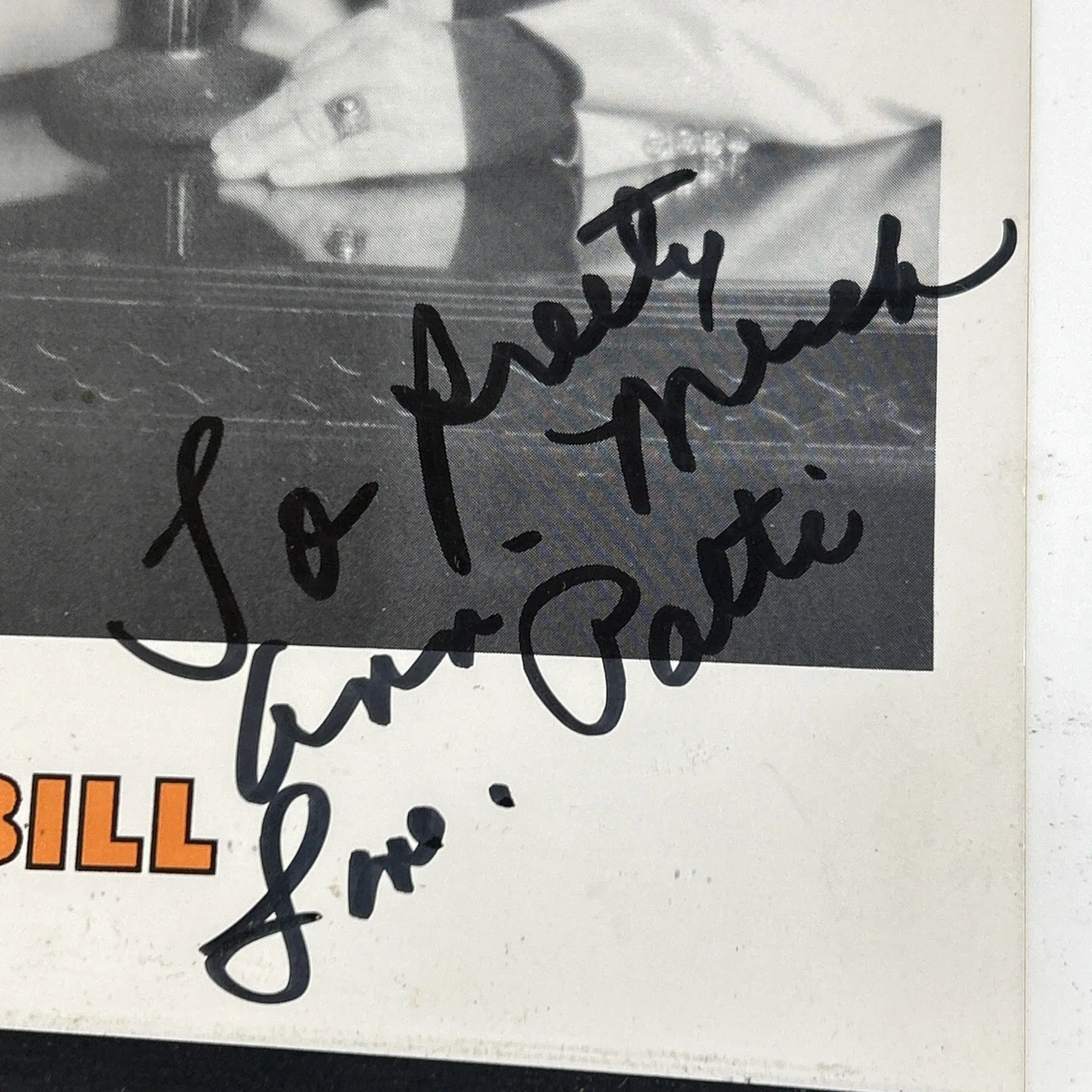 Vintage radio jockey Signed headshot 8.5”x11” WZZK fm 104.7 Am 610, изображение 5