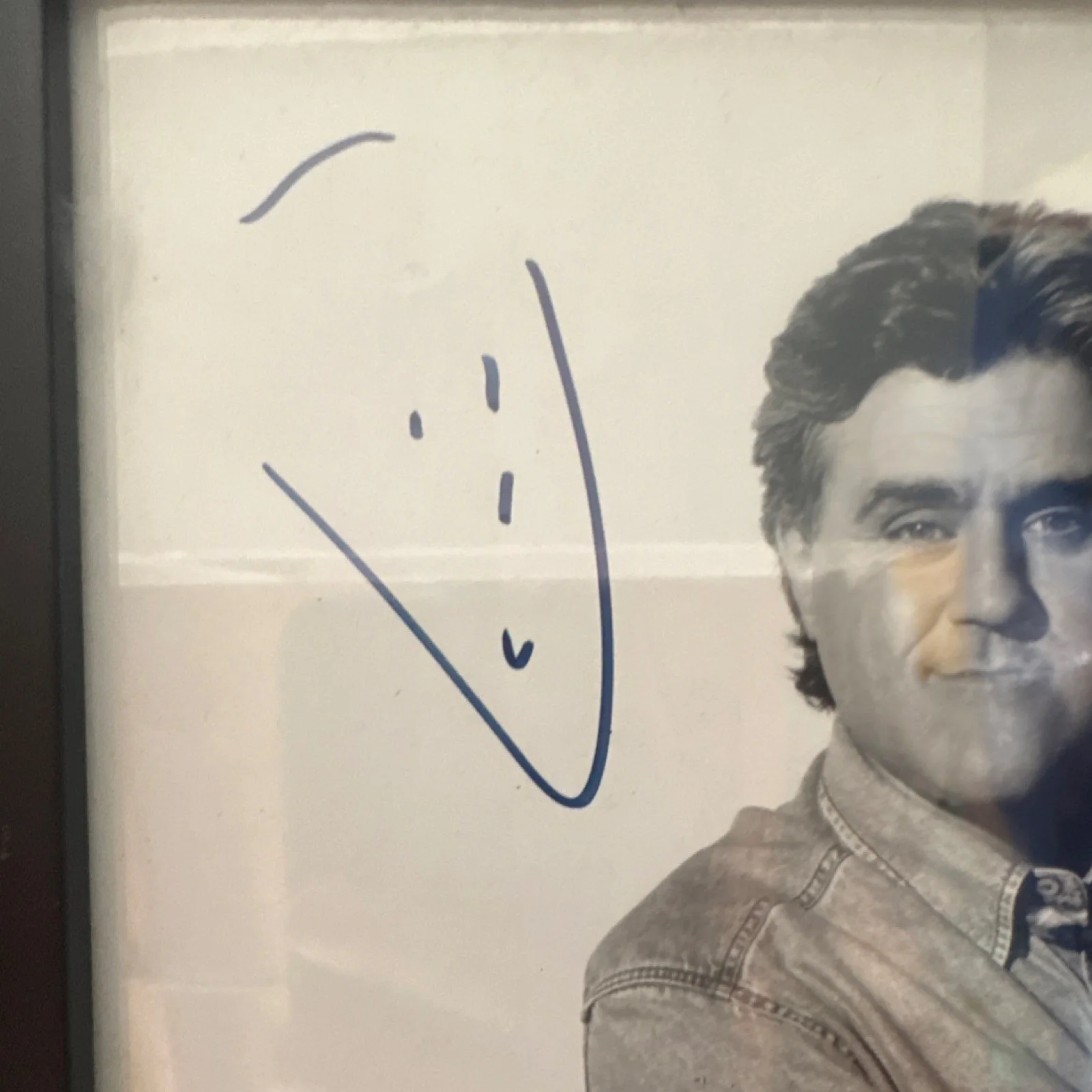 Jay Leno Original Signed Framed Photo of TV Personality - Television Industry, изображение 3