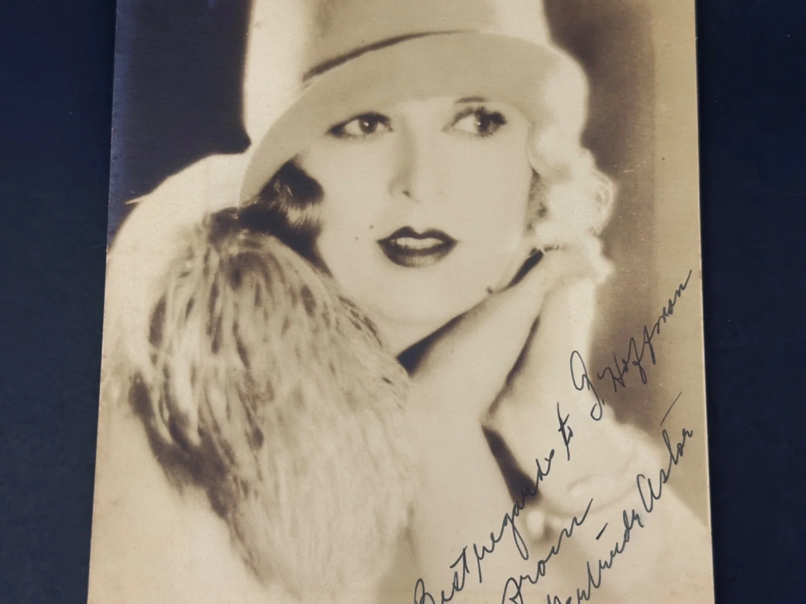 Silent Film Star Gertrude Astor, Hand Autographed Black & White Photo, изображение 4