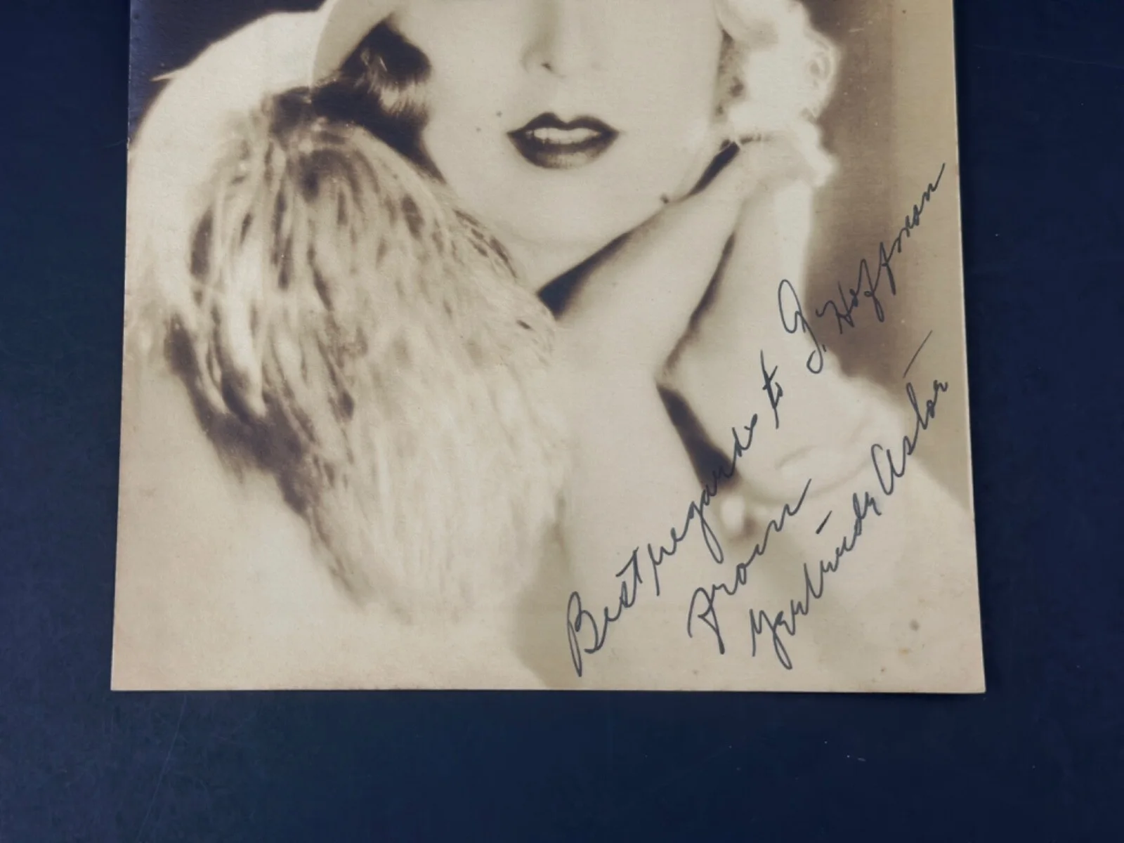 Silent Film Star Gertrude Astor, Hand Autographed Black & White Photo, изображение 5