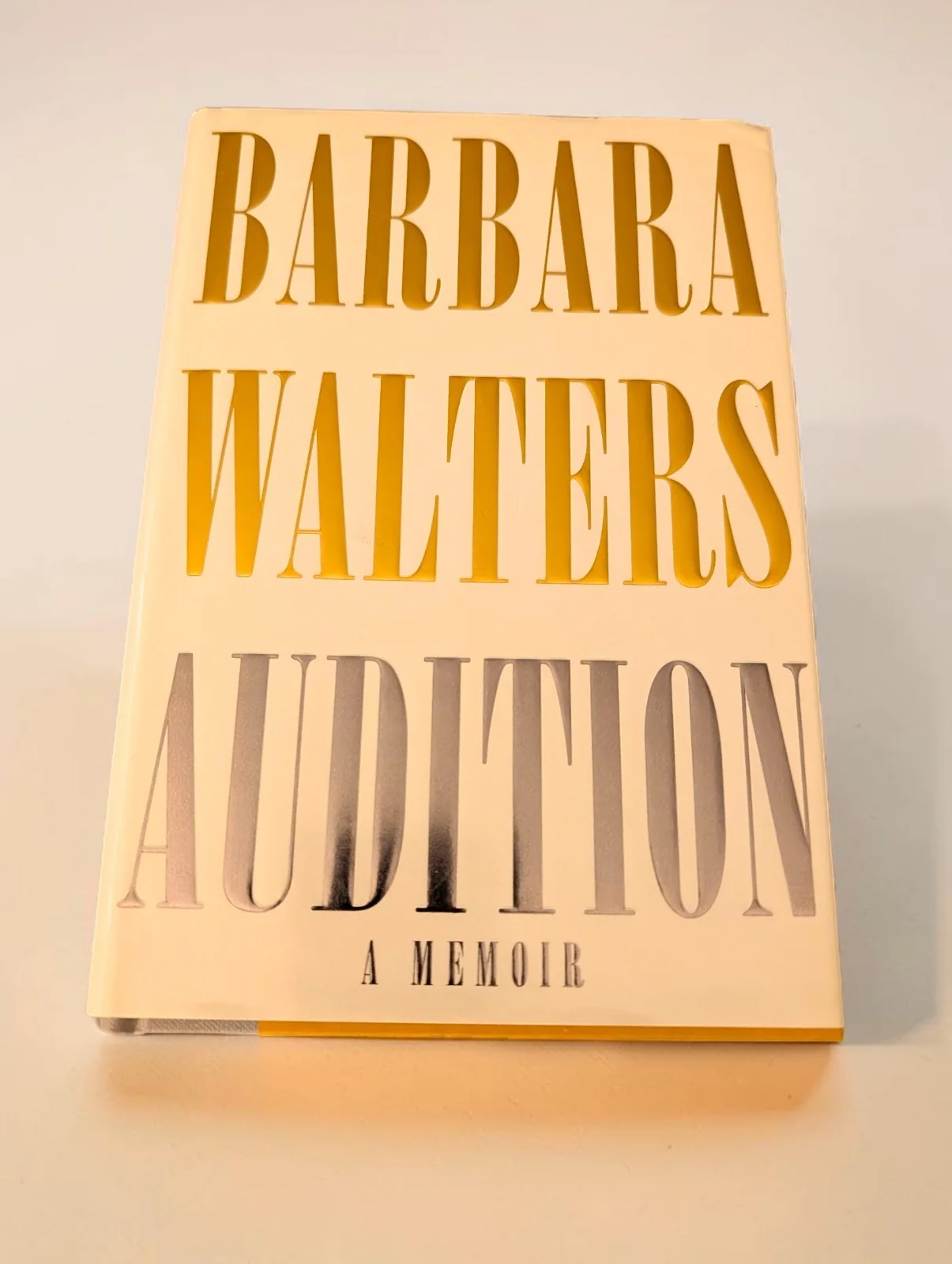 Barbara Walters — Barbara Walters Audition A Memoir Signed Hardcover Book 2008