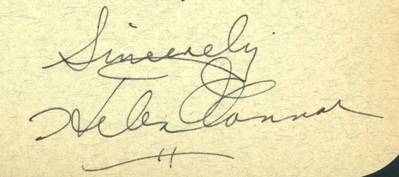 Vintage Helen _______? Autograph - 1934, image 2
