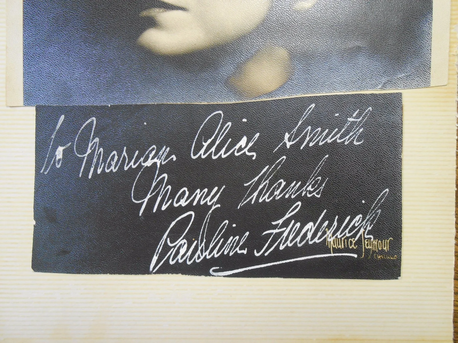 Vintage Pauline Frederick 1883-1938 Actress Signed Autographed Photo, image 2