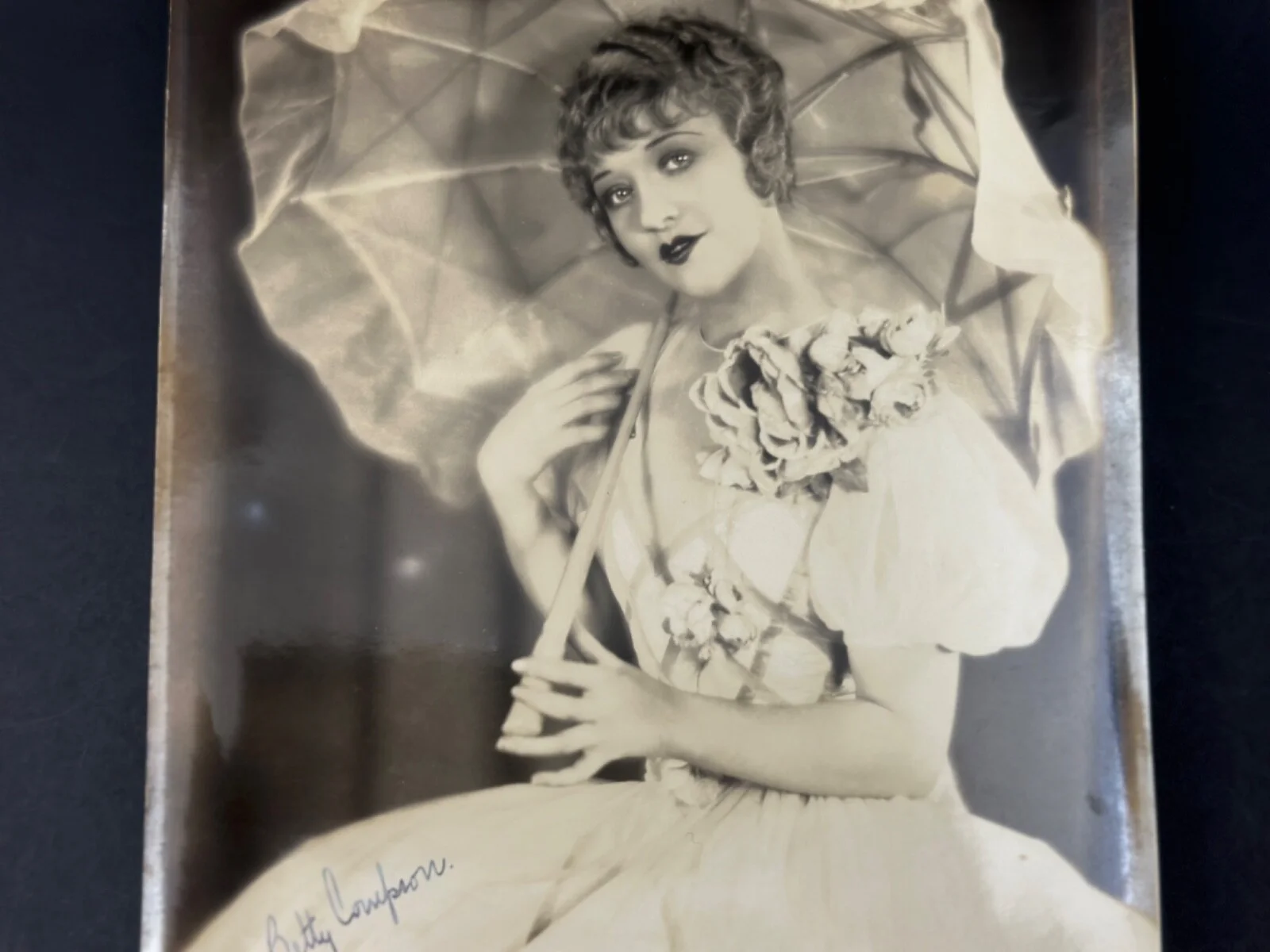 Historic Silent Film Star Betty Compson, Hand Autographed Black & White Photo, изображение 4