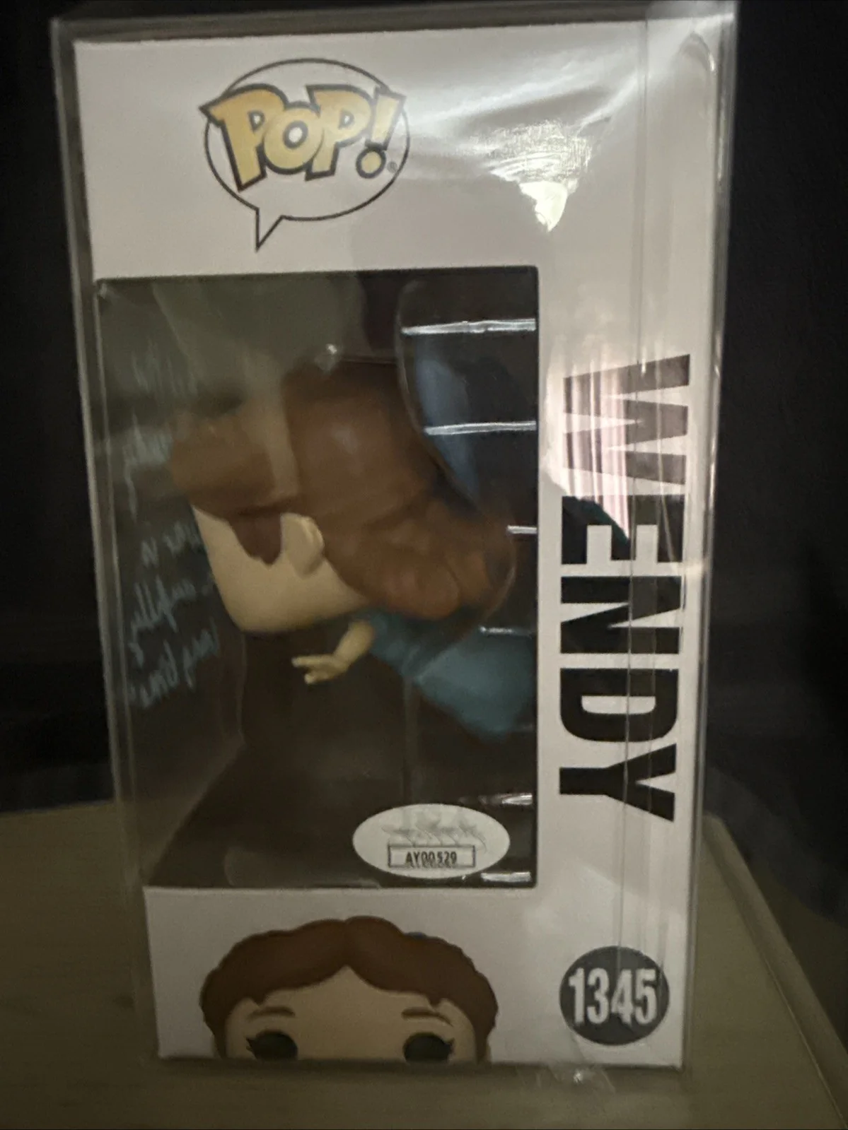 Rachel Hurdwood — Rachel Hurd-Wood signed inscribed quote Funko Pop #1345 JSA COA Peter Pan, изображение 2