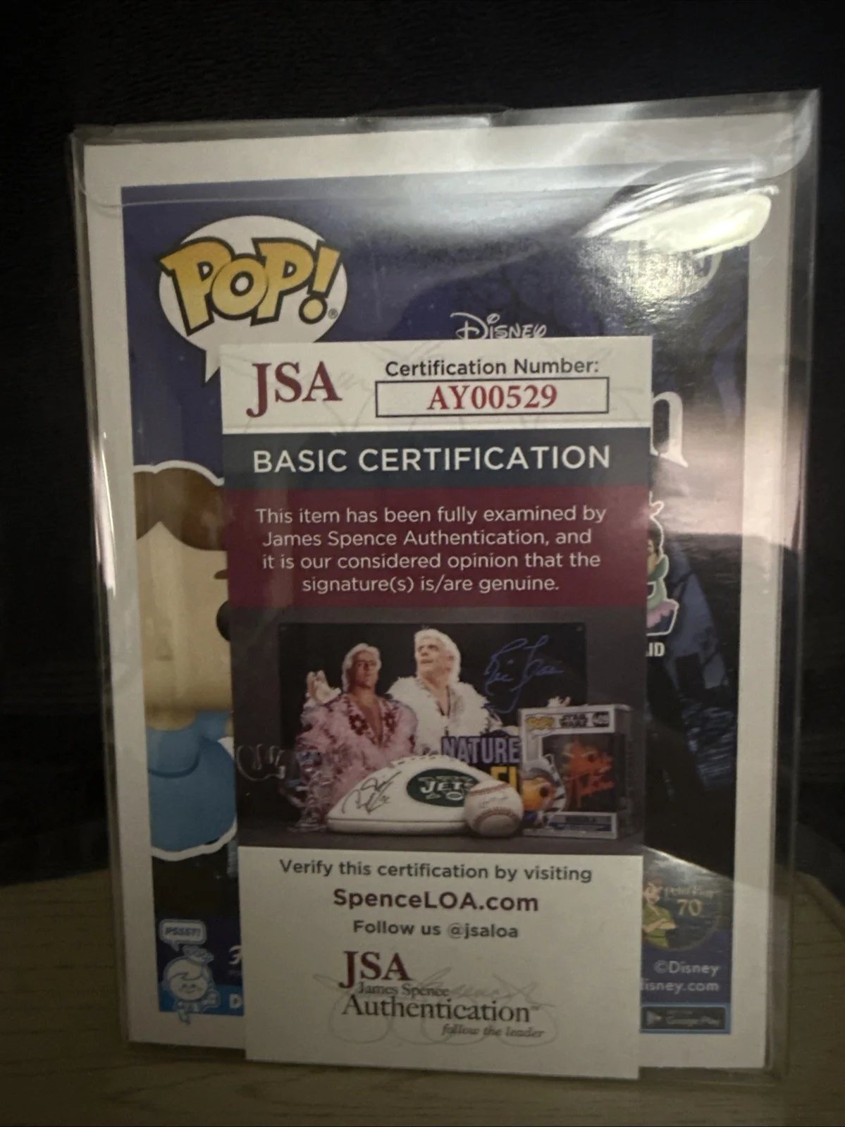 Rachel Hurdwood — Rachel Hurd-Wood signed inscribed quote Funko Pop #1345 JSA COA Peter Pan, изображение 4