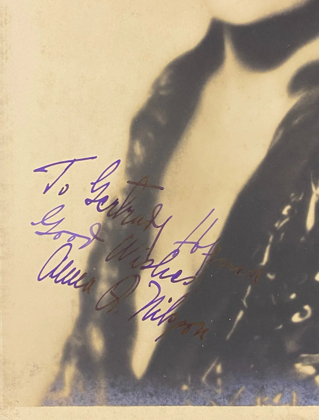 Anna Q Nilsson, Silent Film Star, Hand Autograph on a Black and White Photo, image 5