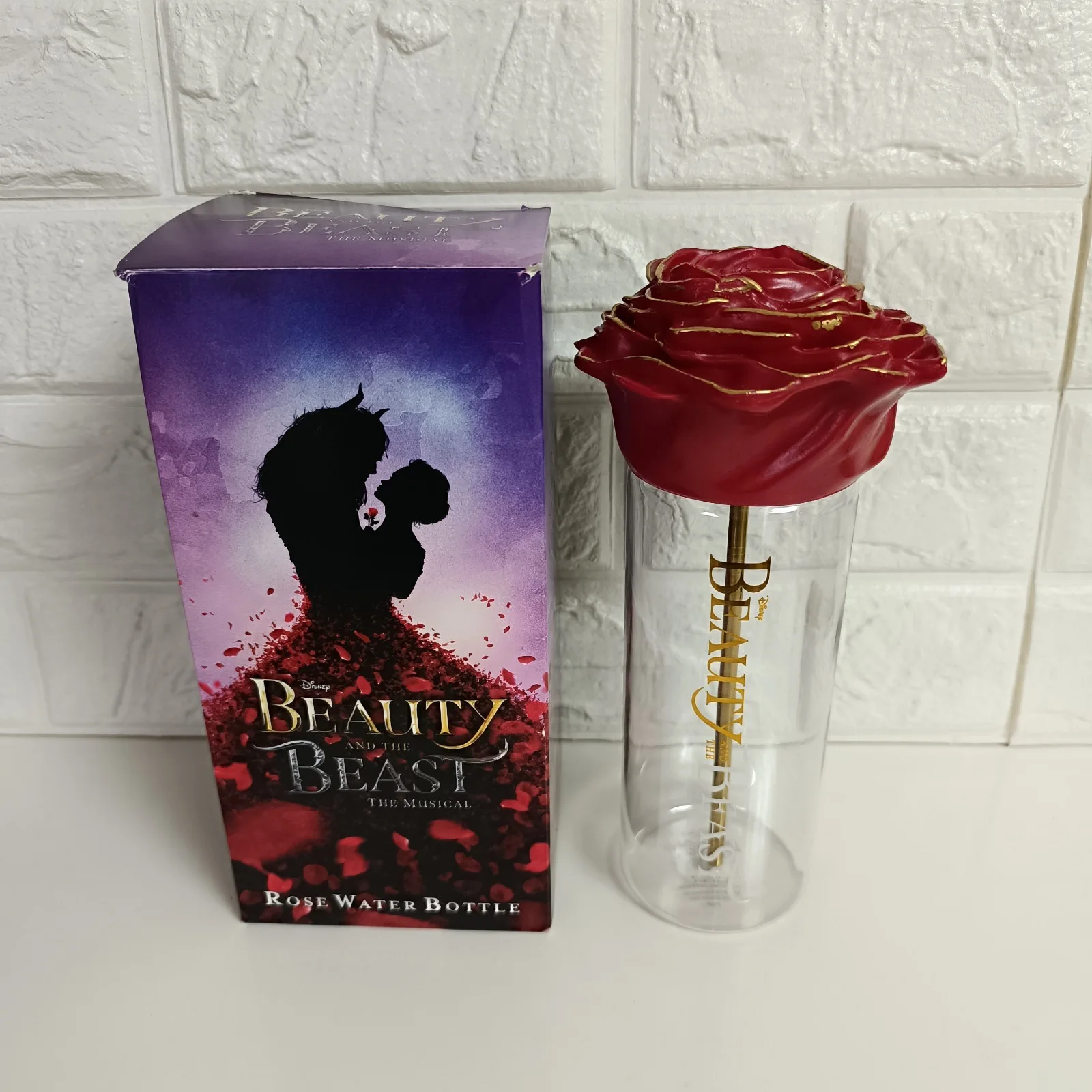 Disney Beauty And The Beast The Musical Rare Press Kit Drink Bottle New With Box, изображение 4