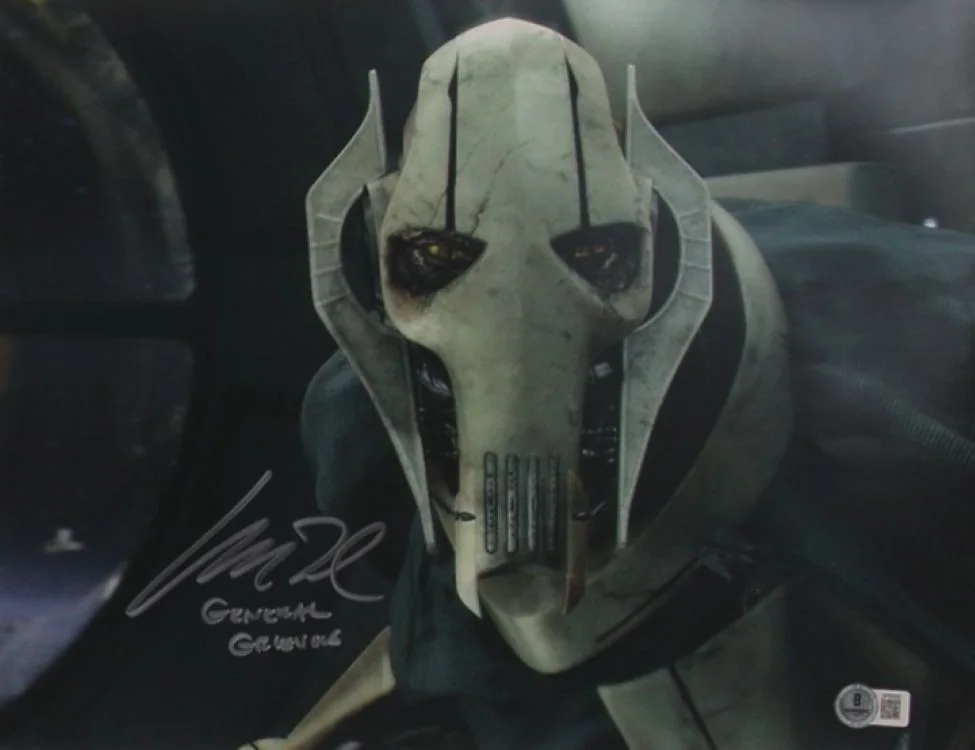 Matthew Wood — Matthew Wood Signed 11x14 Star Wars Photo General Grievous BAS