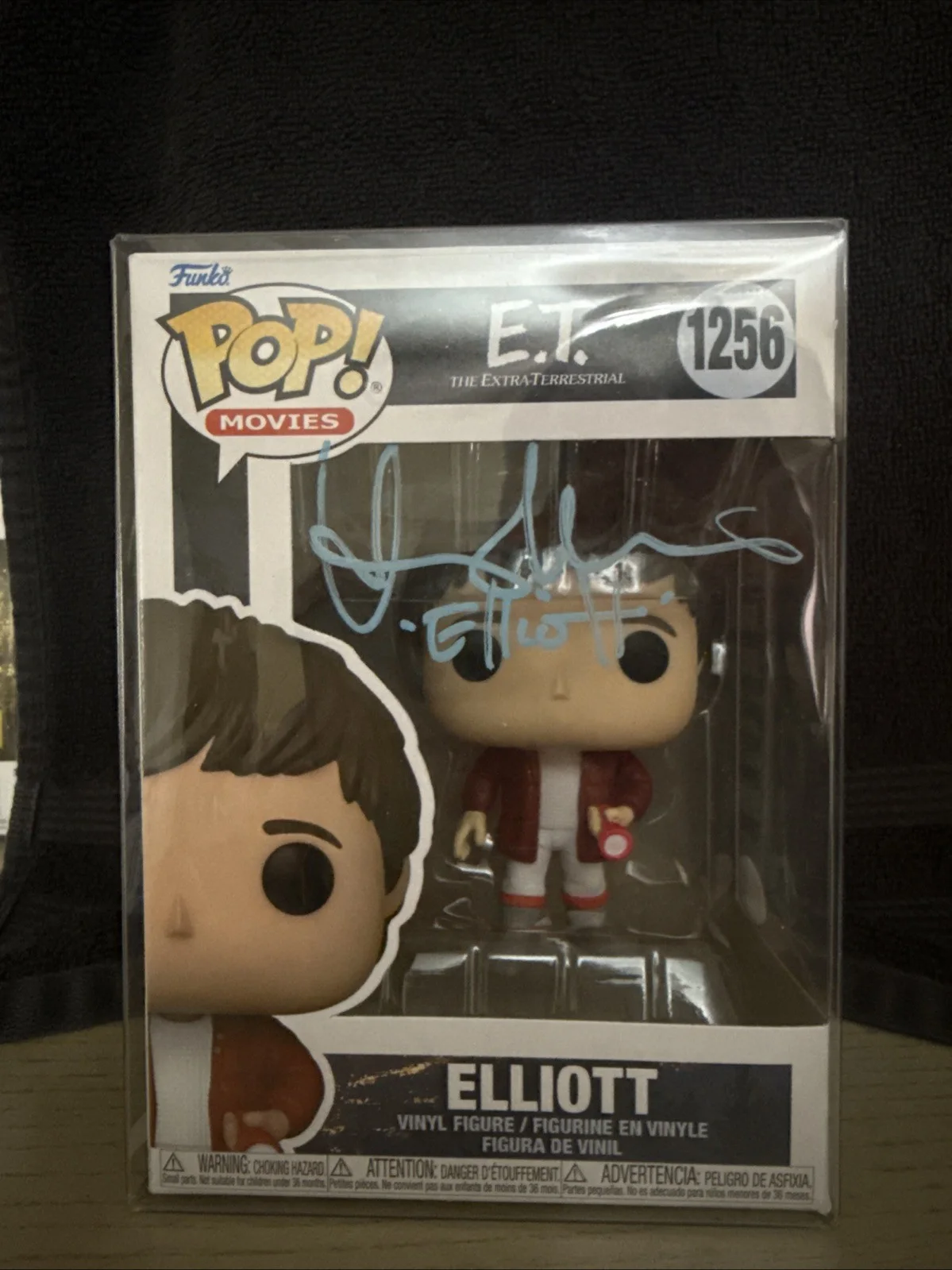 Henry Thomas — E.T Henry Thomas autographed signed inscribed Funko Pop #1256 JSA COA Elliot