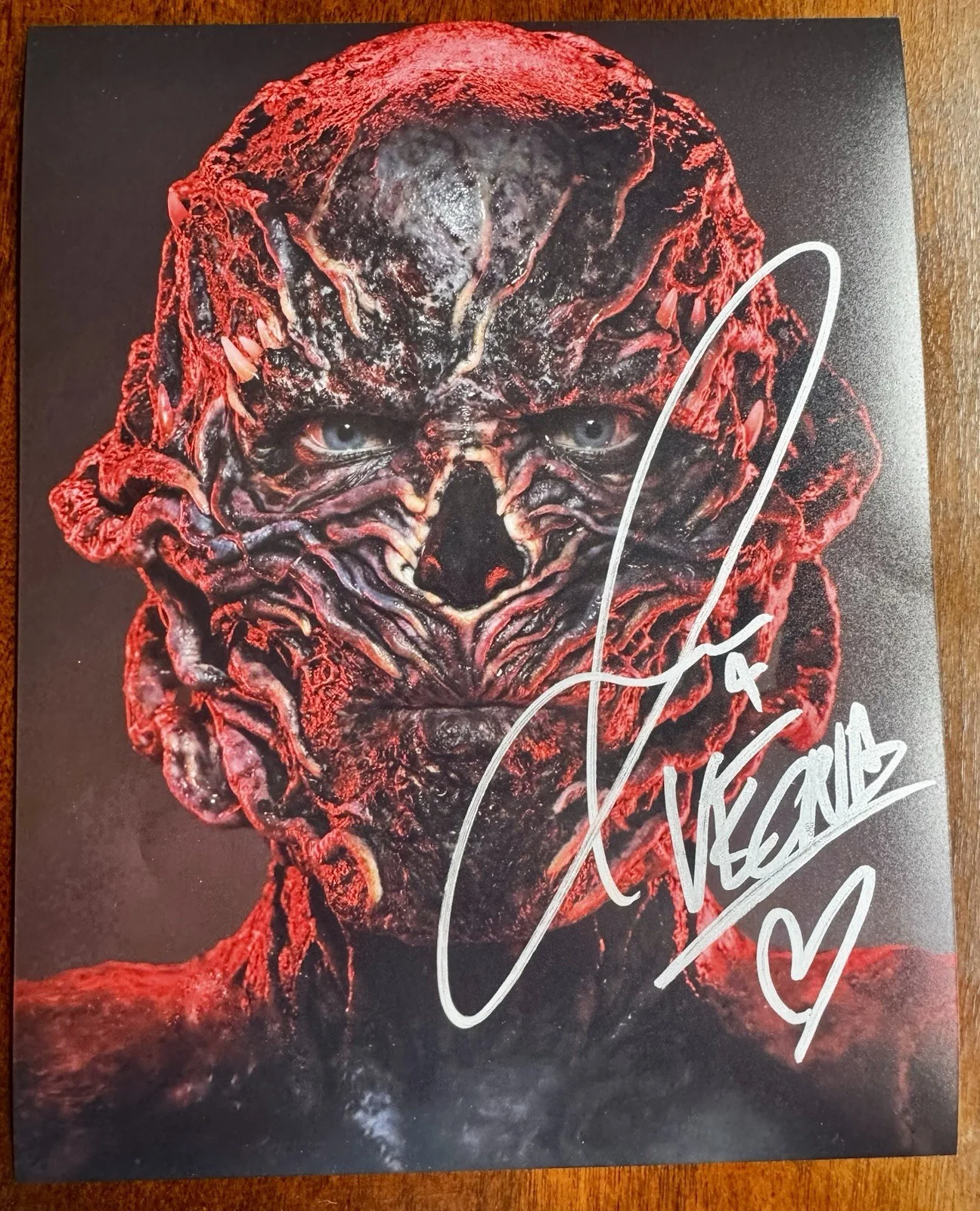 Vecna — Original Signed Photo of Stranger Things Character Vecna - Television Autograph