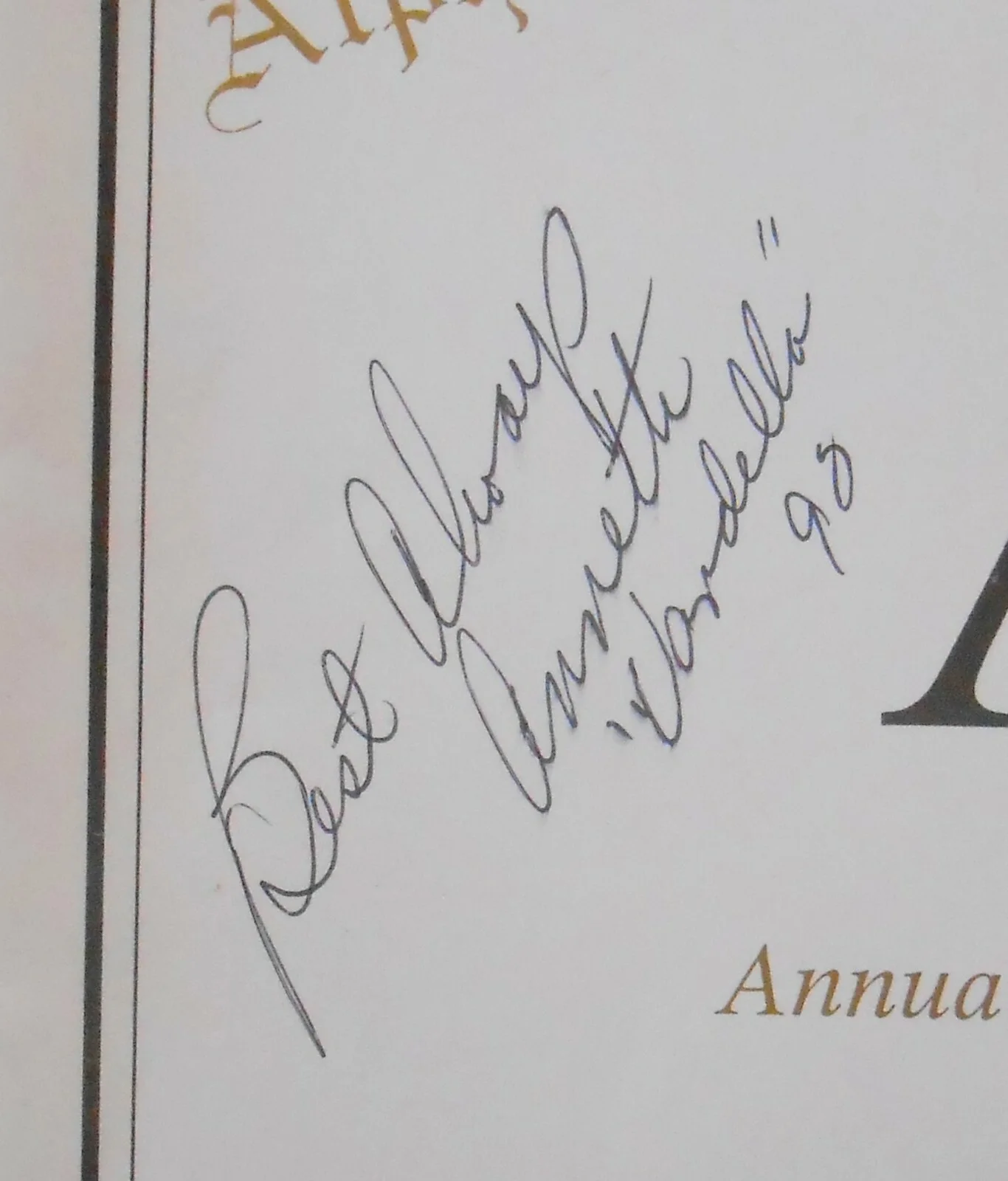 Martha & the Vandellas Signed Program Martha Reeves Annette & Rosalind Vandella, изображение 3