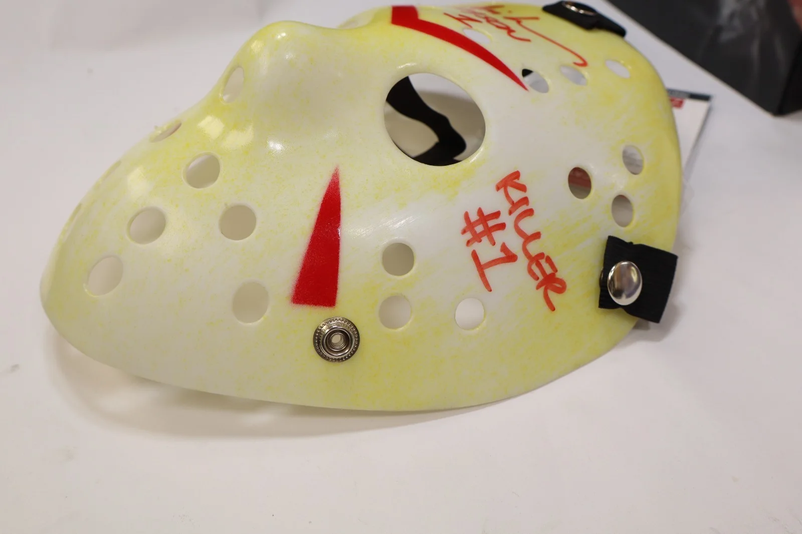 Ari Lehman Signed Jason Voorhees Mask Autograph Friday the 13th Horror COA, image 3