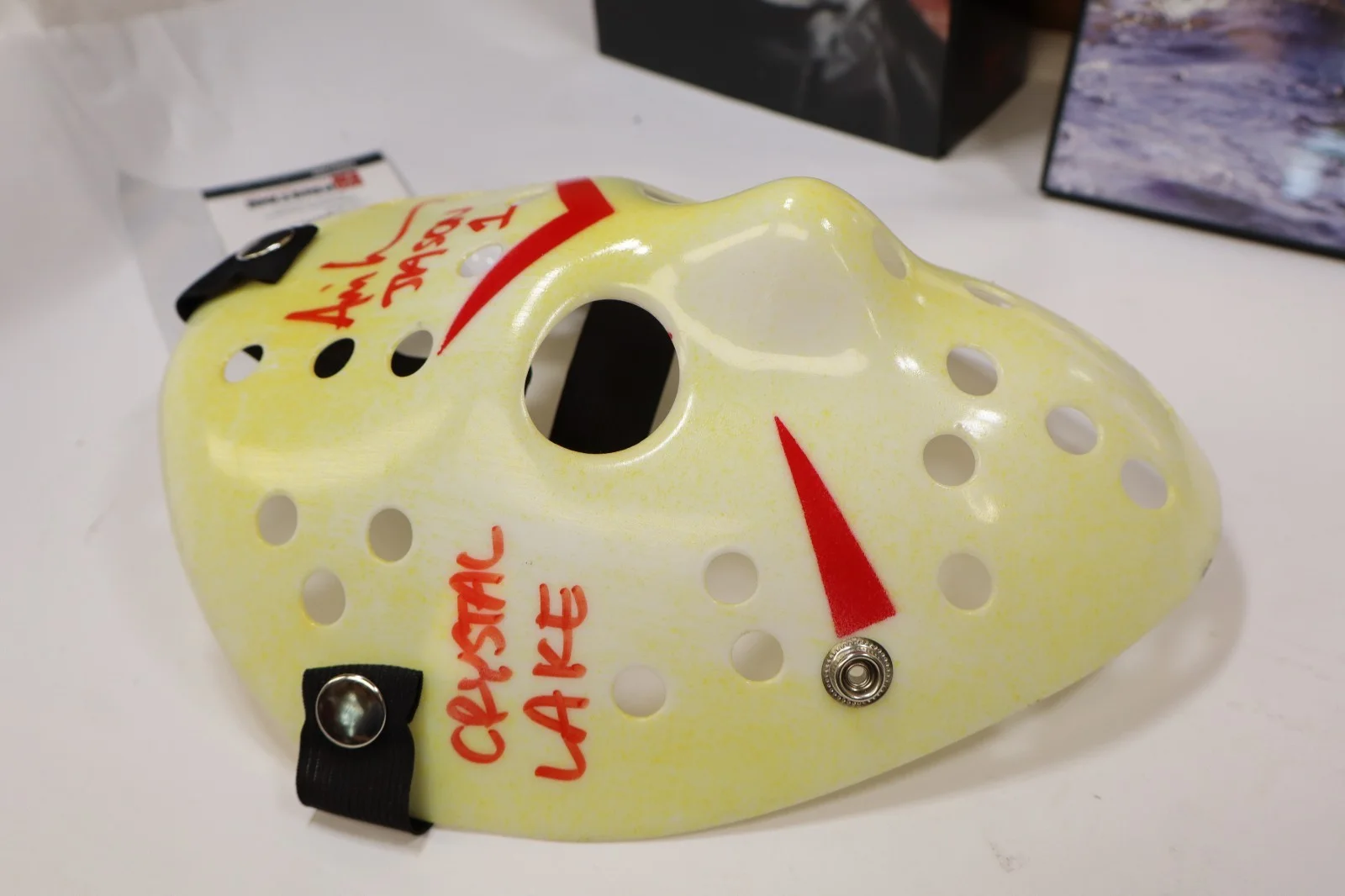 Ari Lehman Signed Jason Voorhees Mask Autograph Friday the 13th Horror COA, image 4