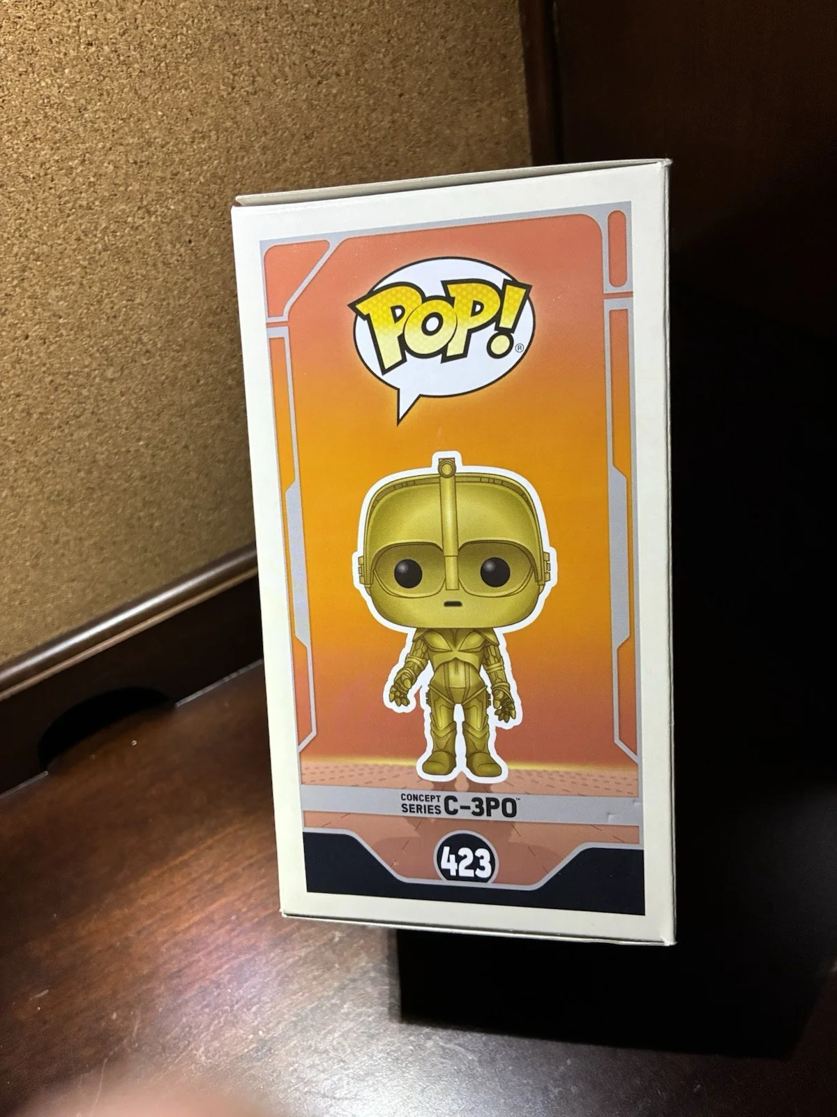 Anthony Daniels — Funko Pop Star Wars Concept Series C-3PO 423 Signed Anthony Daniels JSA, image 5