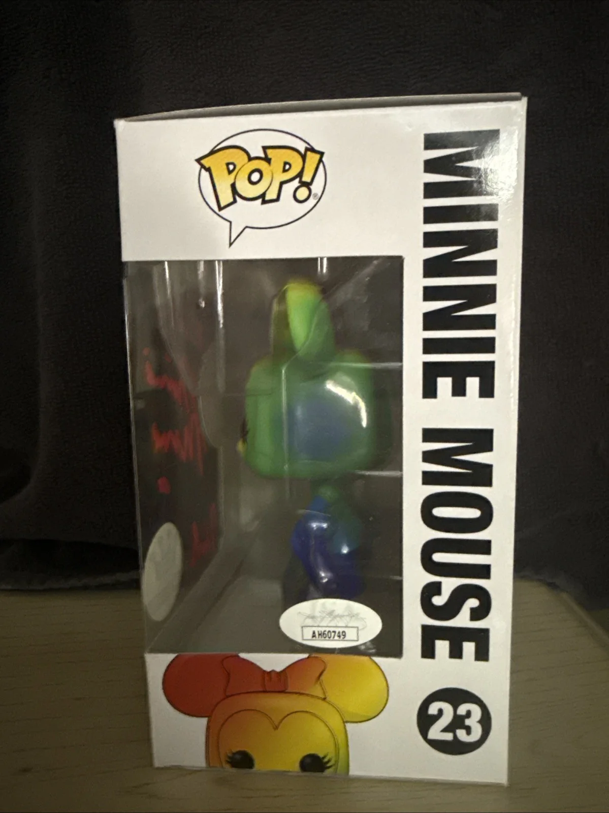 Kaitlyn Robrock — Disney Kaitlyn Robrock Voice Of Minnie Mouse signed Funko Pop LGBTQ support, изображение 2