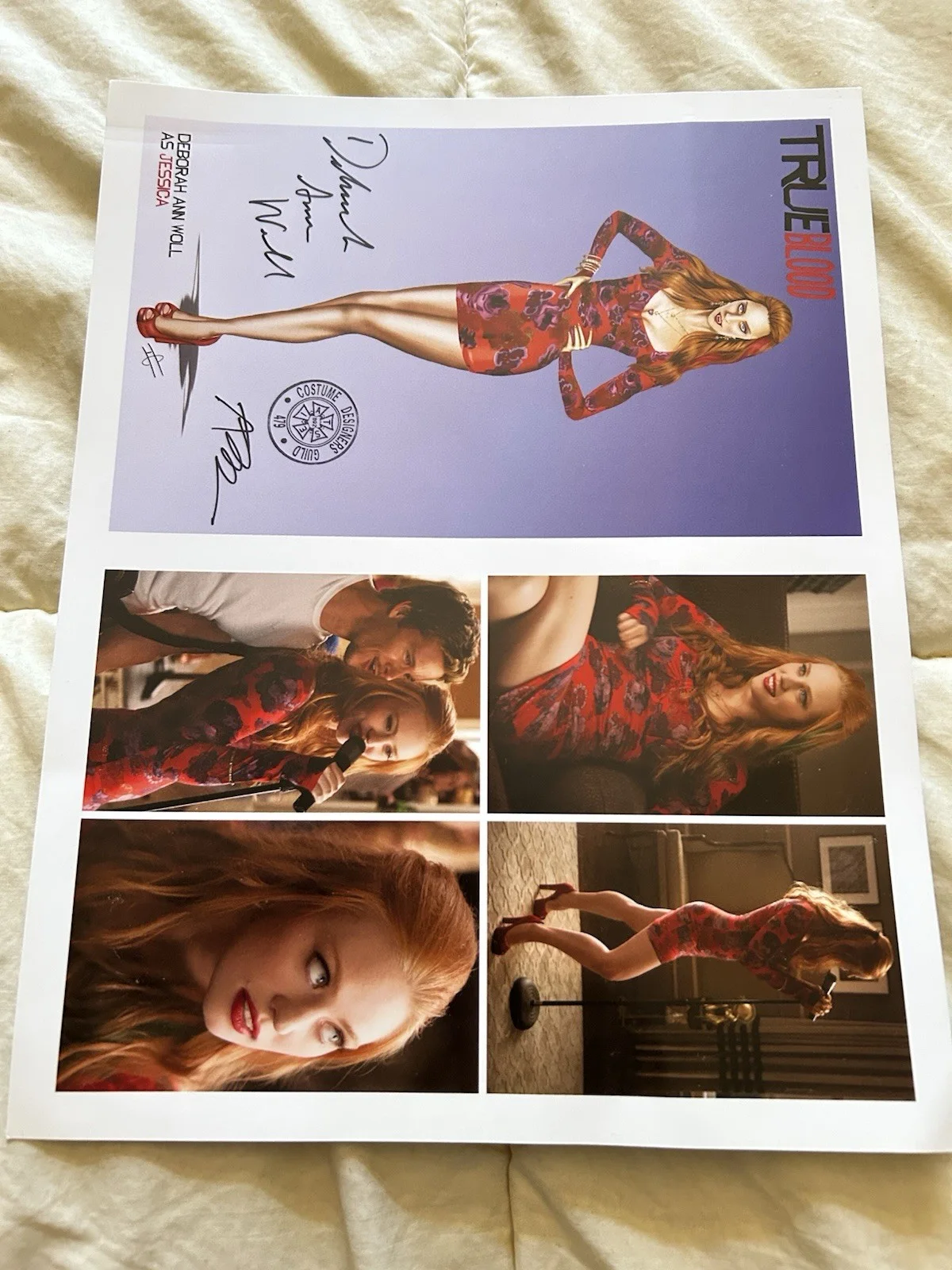 Stephen Moyer, Anna Paquin, Alexander Skarsgard — True Blood Signed Stephen Moyer Alexander Skarsgard Anna Paquin 8.5” X 11” Rare!, изображение 4