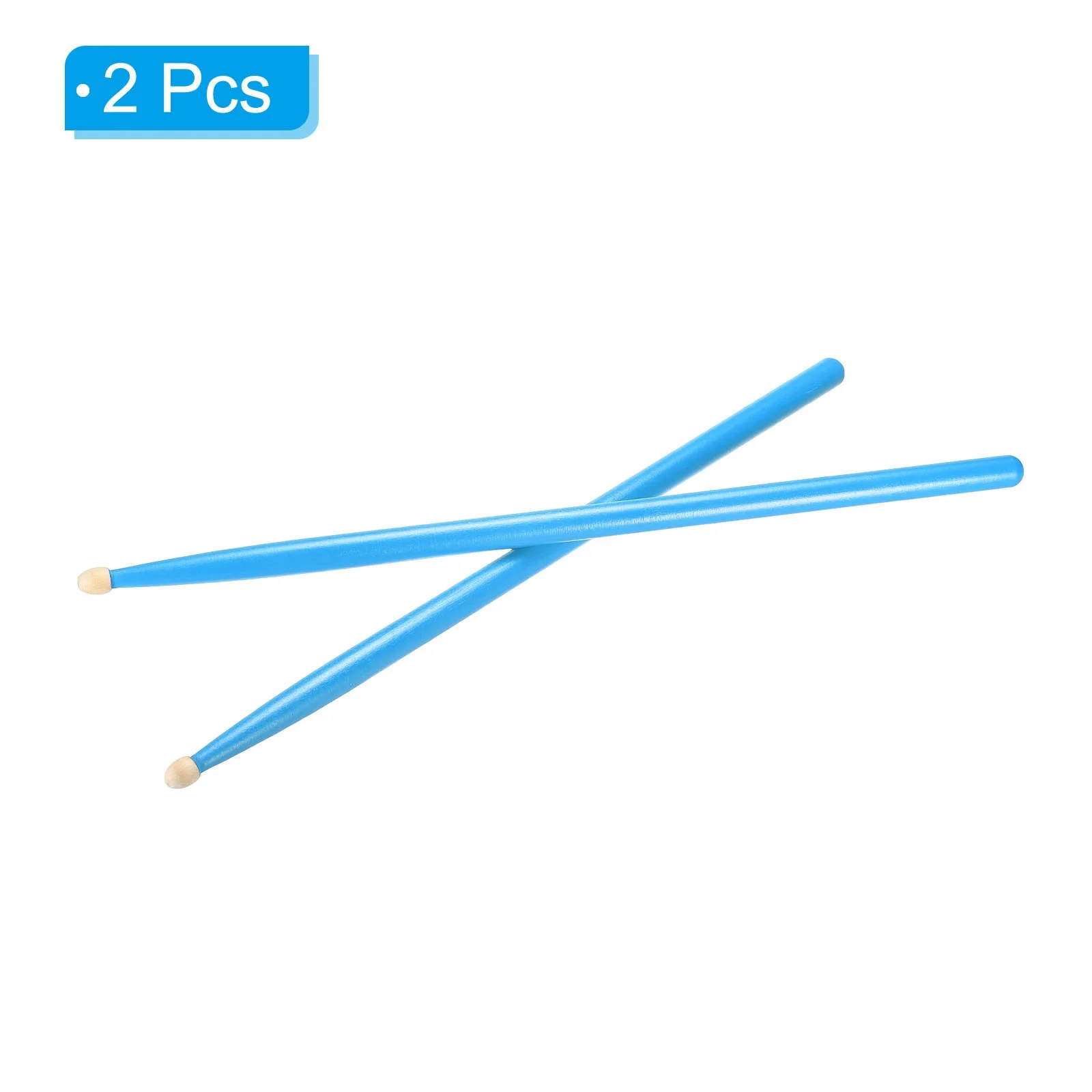 Maple Wood Drumstick Anti Slip Drum Stick 7A Blue 1 Pair for Drumming Musical, image 3