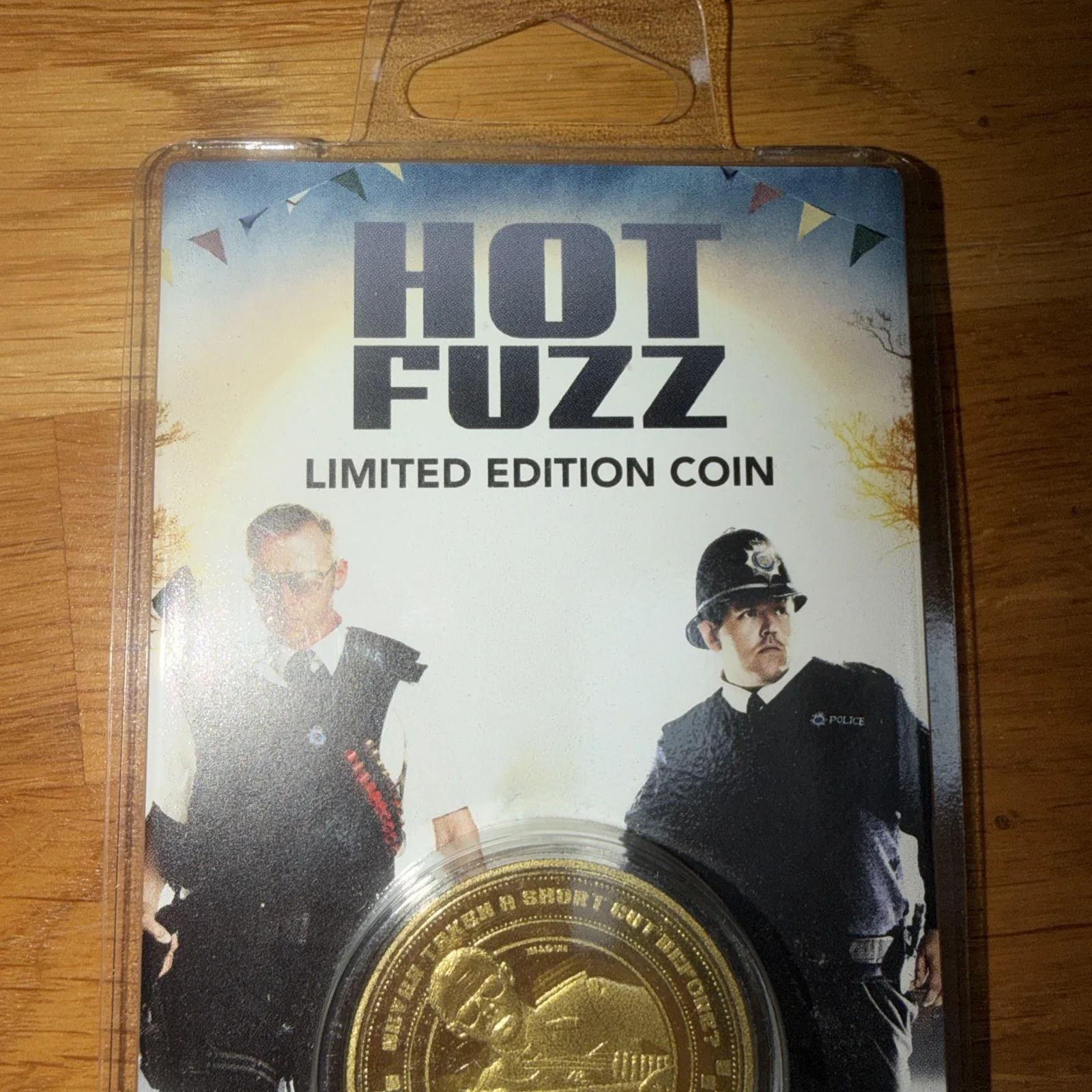 Hot Fuzz Limited Edition Embossed Gold Coin (1000) Memorabilia Unused, image 5
