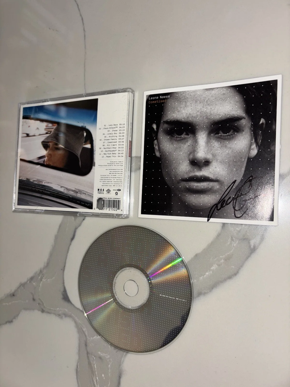 Leona Naess Signed “Comatised” CD Booklet/CD. Rare - Ist Release Autographed., image 3