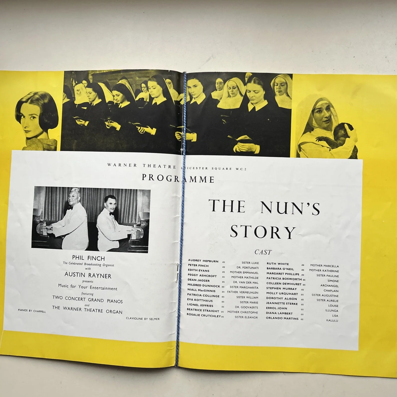 The Nun's Story Souvenir Programme 1959 Film Press Release Audrey Hepburn, изображение 4