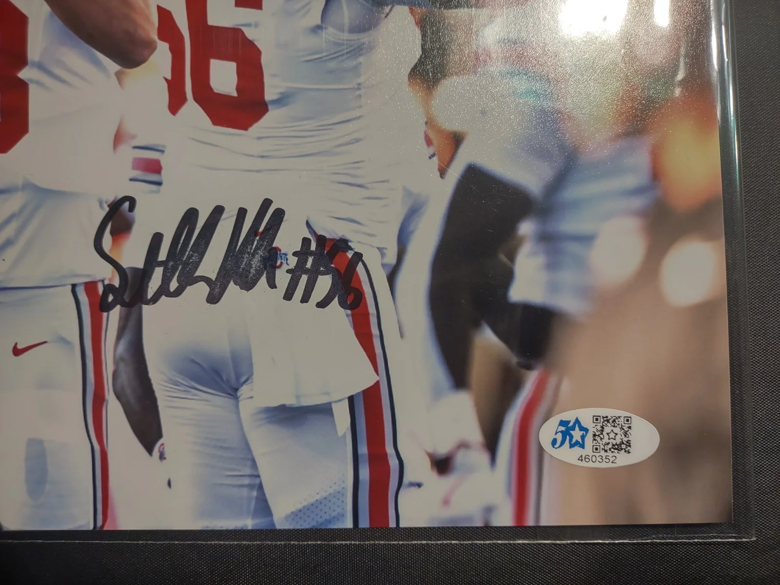Seth McLaughlin Ohio State Buckeyes autographed 8x10 photo, image 2