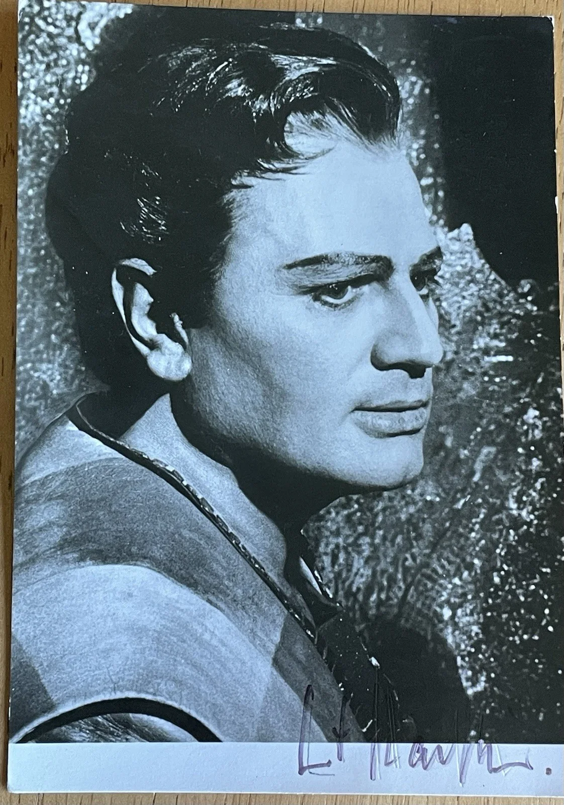 Swiss Opera Tenor Ernst Haefliger Autograph Photo, изображение 2