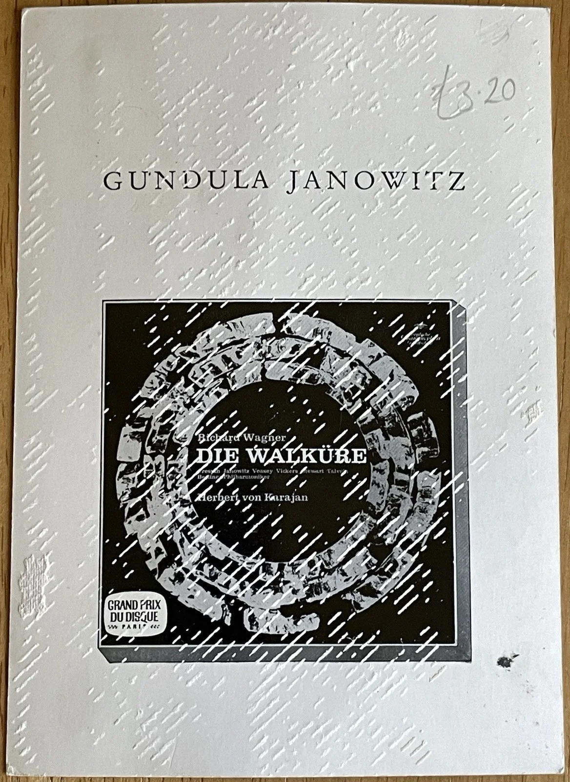 Austrian Opera Soprano Gundula Janowitz Autograph Photo, image 4
