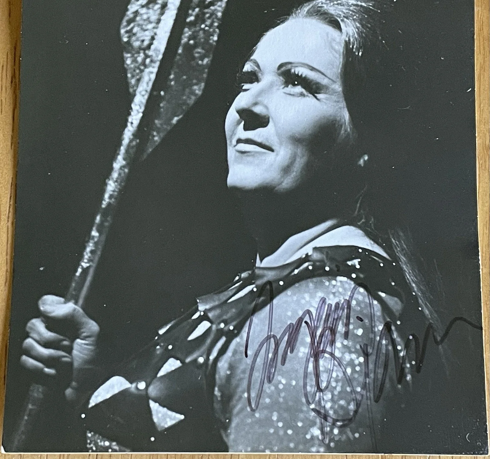 Norwegian Opera Soprano Ingrid Bjoner Autograph Photo, image 2