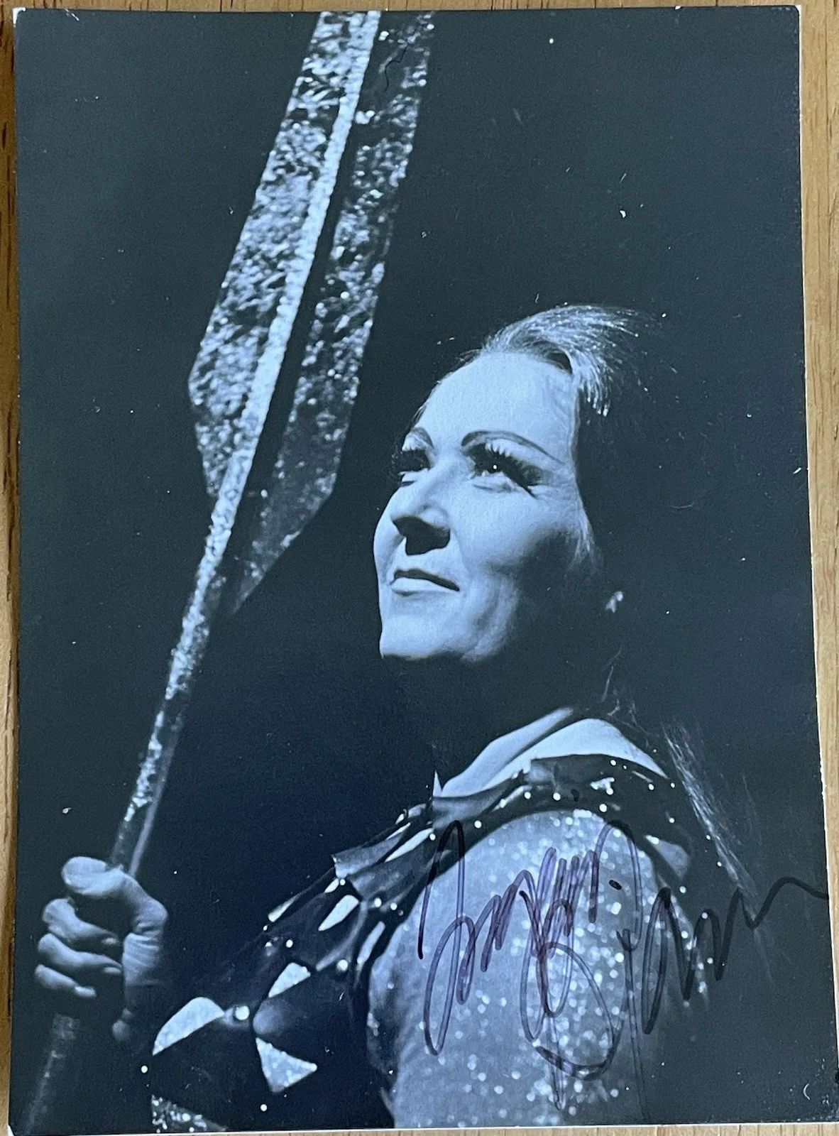 Norwegian Opera Soprano Ingrid Bjoner Autograph Photo, image 3