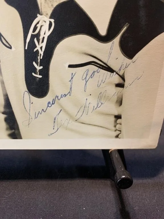 Deuce Spriggins & Tex Williams of the Spade Cooley Band & Actors Signed Photo, изображение 2