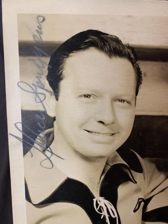 Deuce Spriggins & Tex Williams of the Spade Cooley Band & Actors Signed Photo, изображение 3
