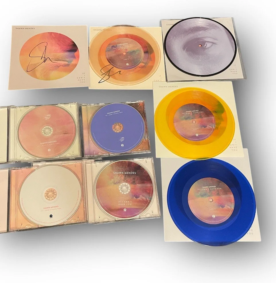 Shawn Mendes Lot Signed CDs & 7” Vinyl LP Records Autographed Collection, изображение 2