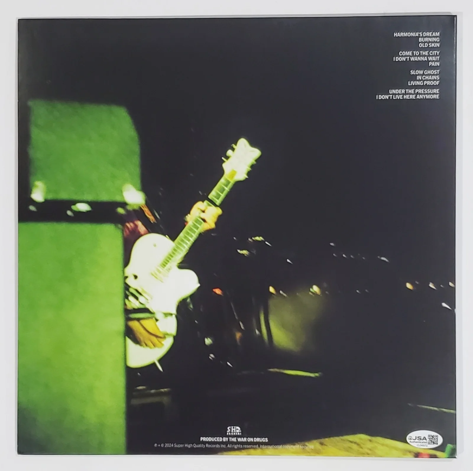 WAR ON DRUGS BAND SIGNED LIVE DRUGS AGAIN VINYL LP RECORD ALBUM W/ JSA CERT, изображение 2