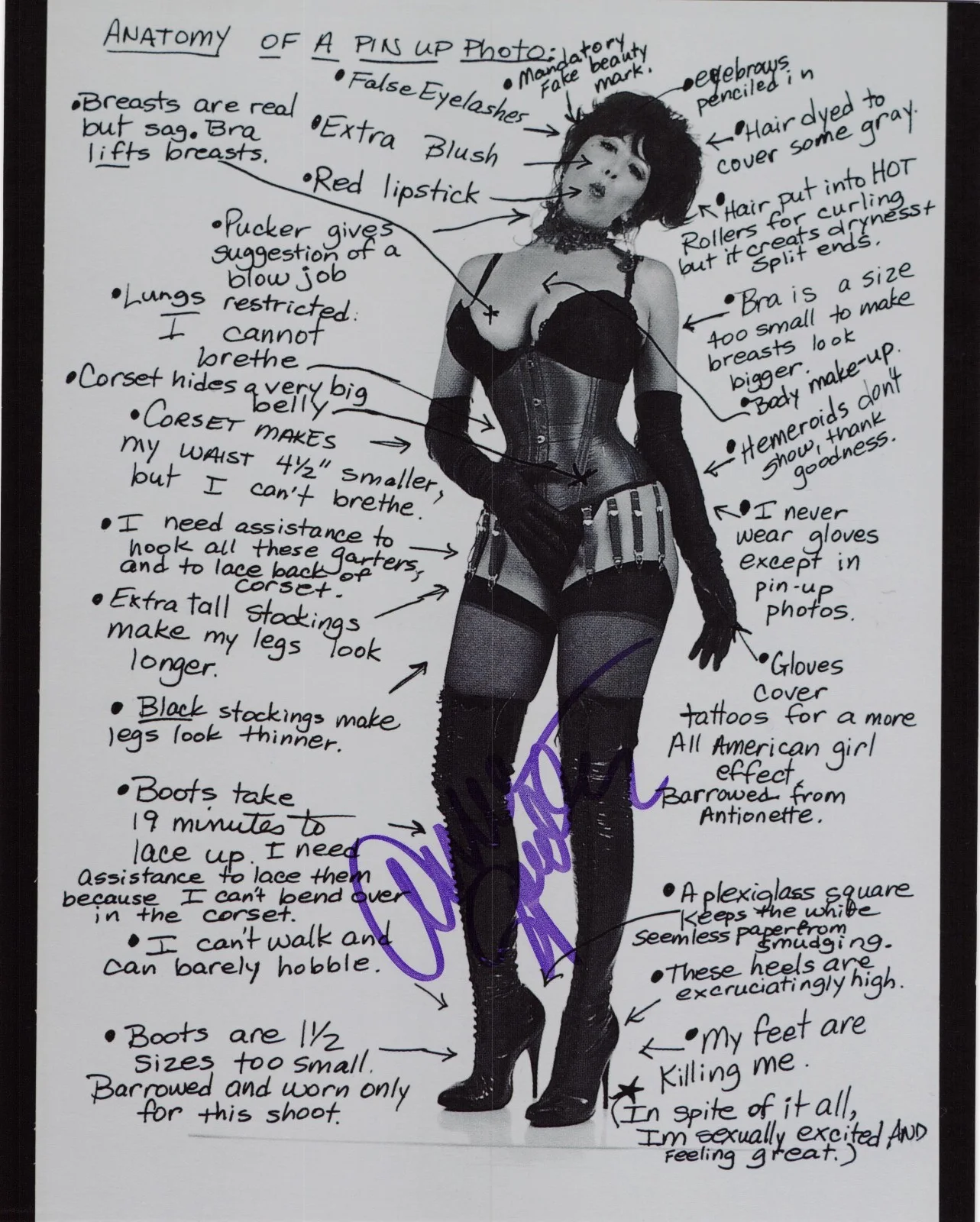 Annie Sprinkle — Annie Sprinkle signed autographed 8x10 photo Adult Porn Star Sexologist