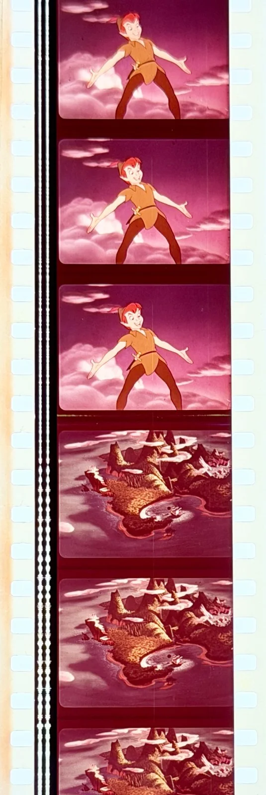 Disney's Peter Pan 1953 (Original Release) Very Rare Unmounted 35mm Film Cells, image 3