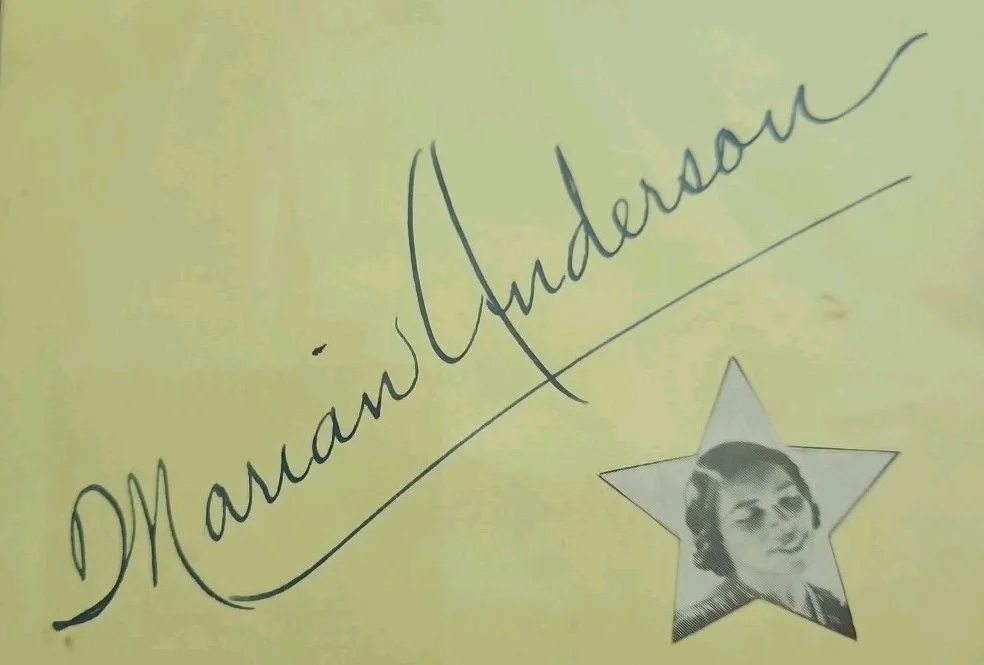 ARTHUR RUBINSTEIN autograph Pages Pianist - AND - MARIAN ANDERSON Opera signed, image 5