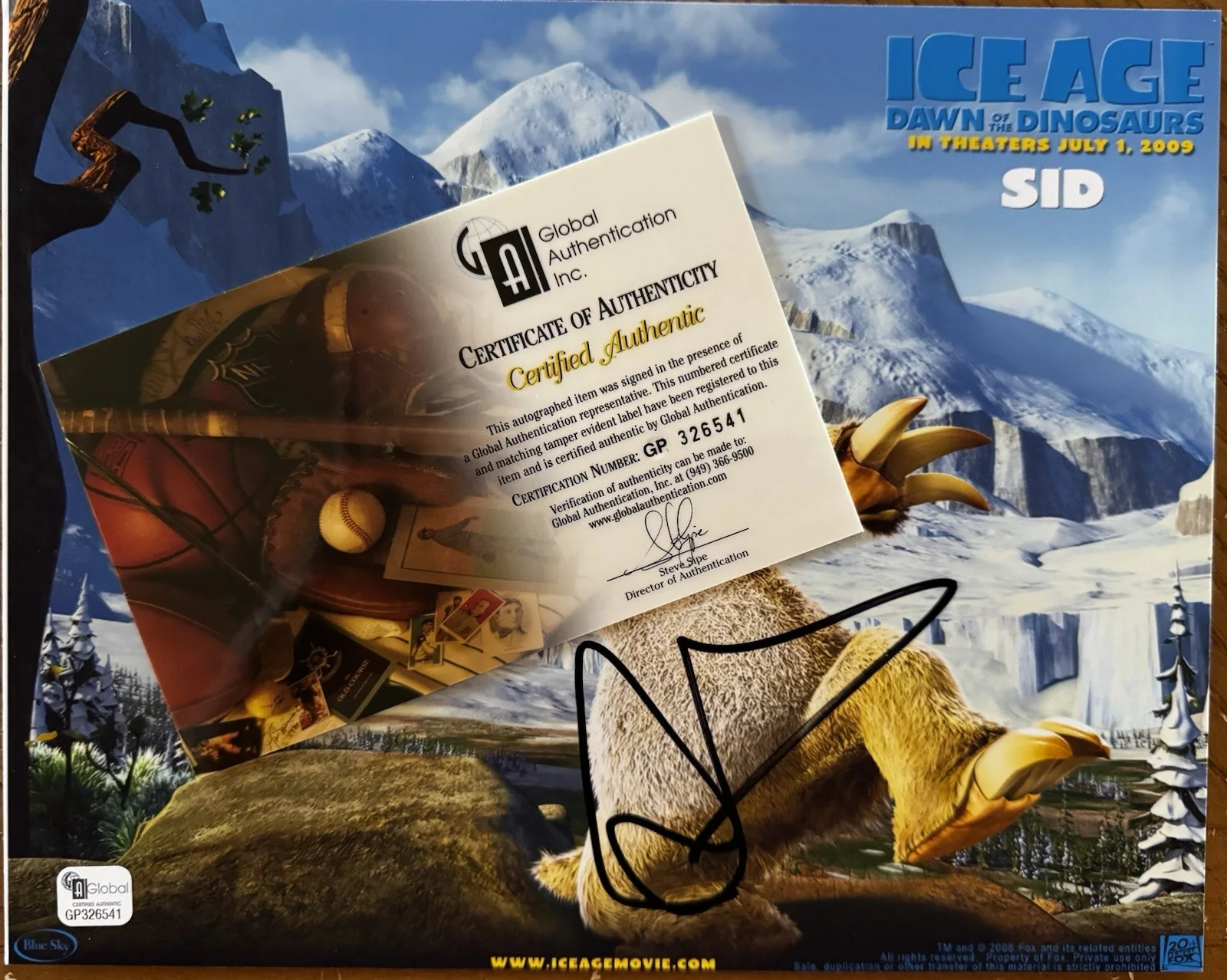 John Leguizamo — John Leguizamo Signed 8 X 10 Photo Ice Age Movie GA COA, изображение 2
