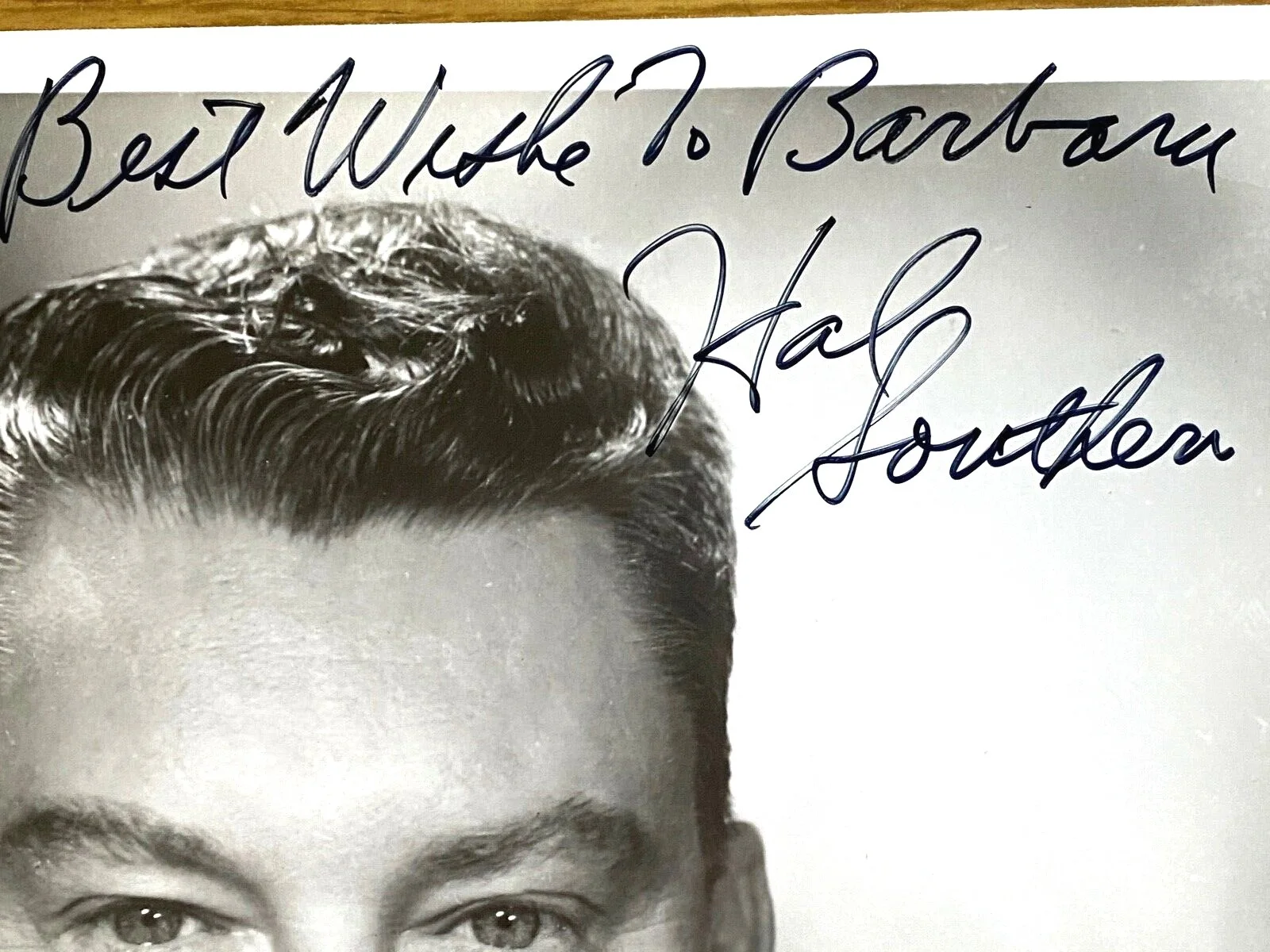 Hal Southern — HAL SOUTHERN autographed 8x10 photograph COUNTRY AND WESTERN SINGER film actor, изображение 2