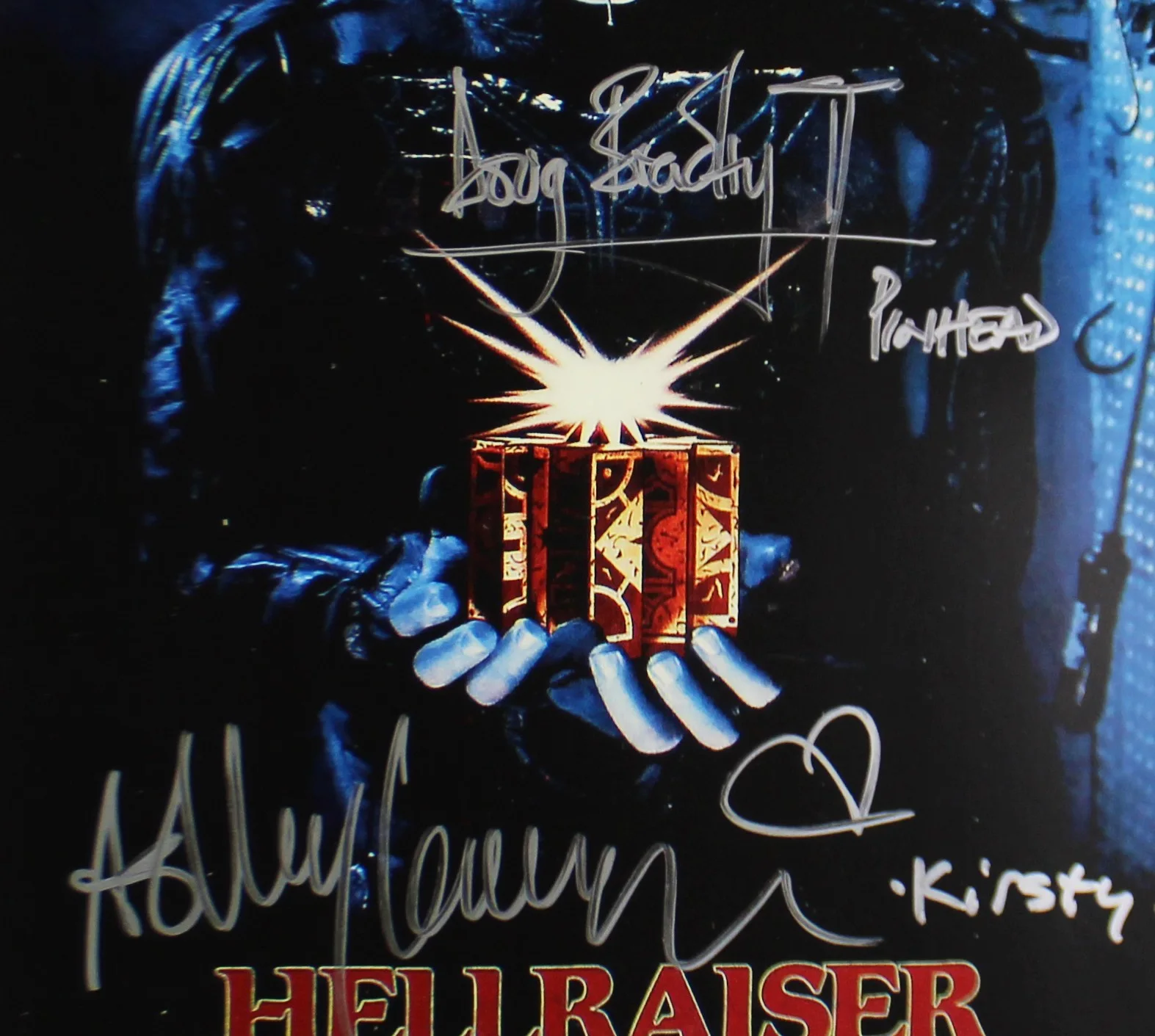 Doug Bradley, Ashley Laurence — Doug Bradley & Ashley Laurence Signed Unframed 11x17 Hellraiser Photo - 2 Insc, изображение 2