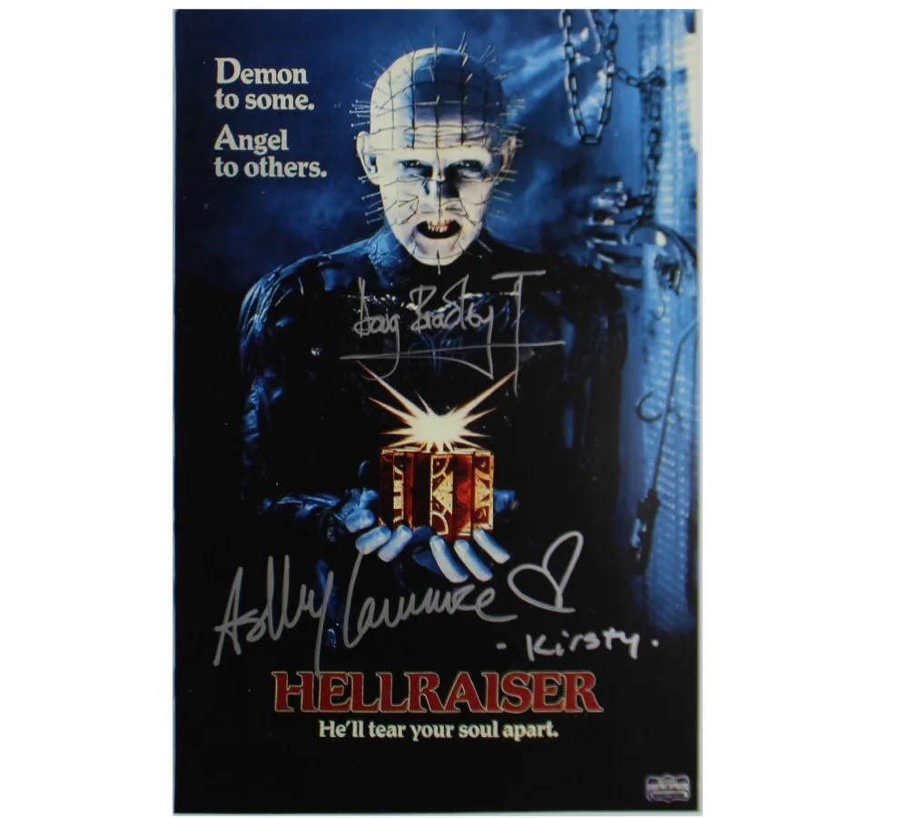 Doug Bradley & Ashley Laurence — Doug Bradley & Ashley Laurence Signed Unframed 11x17 Hellraiser Photo - Kirsty