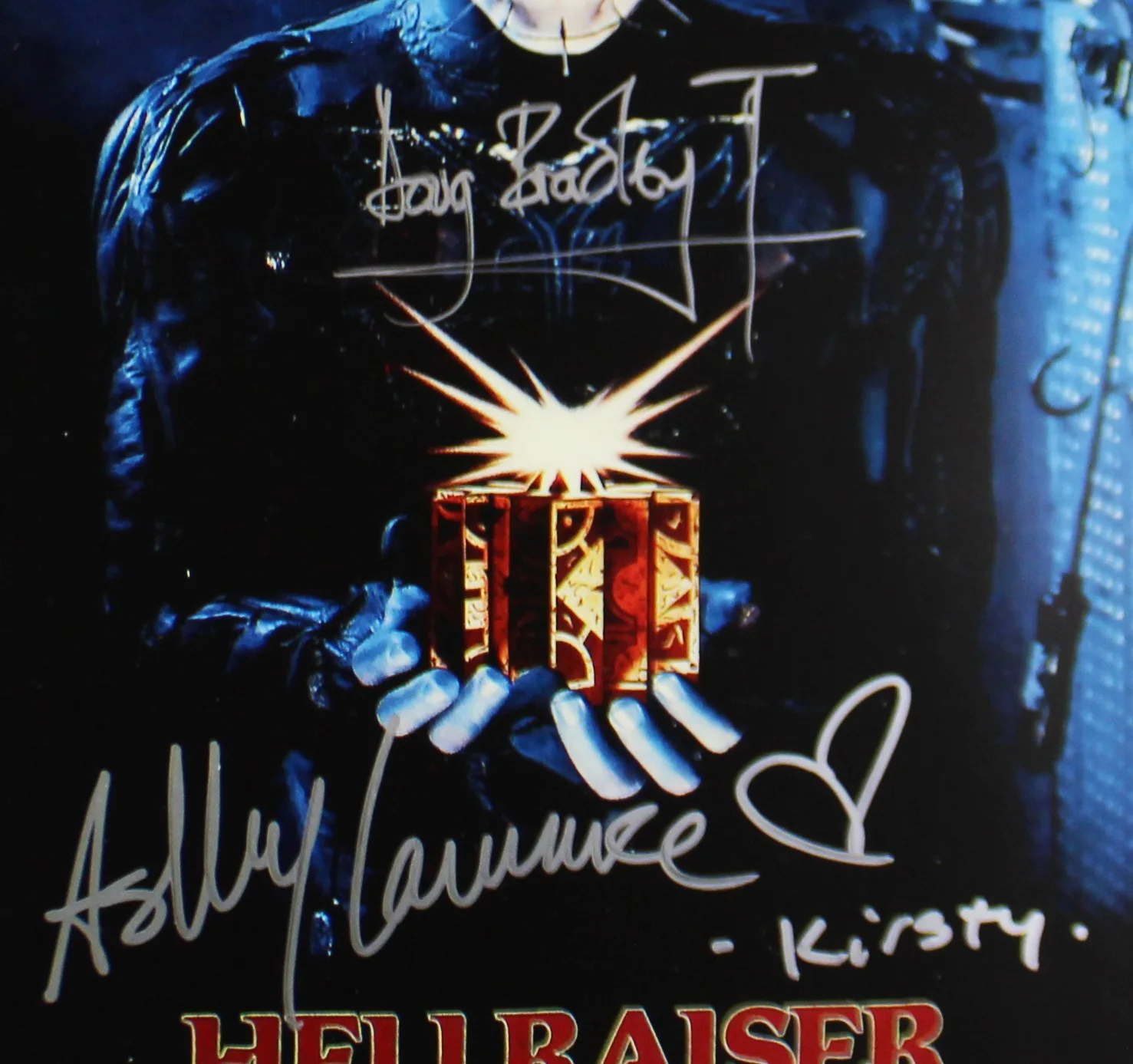 Doug Bradley, Ashley Laurence — Doug Bradley & Ashley Laurence Signed Unframed 11x17 Hellraiser Photo - Kirsty, изображение 2