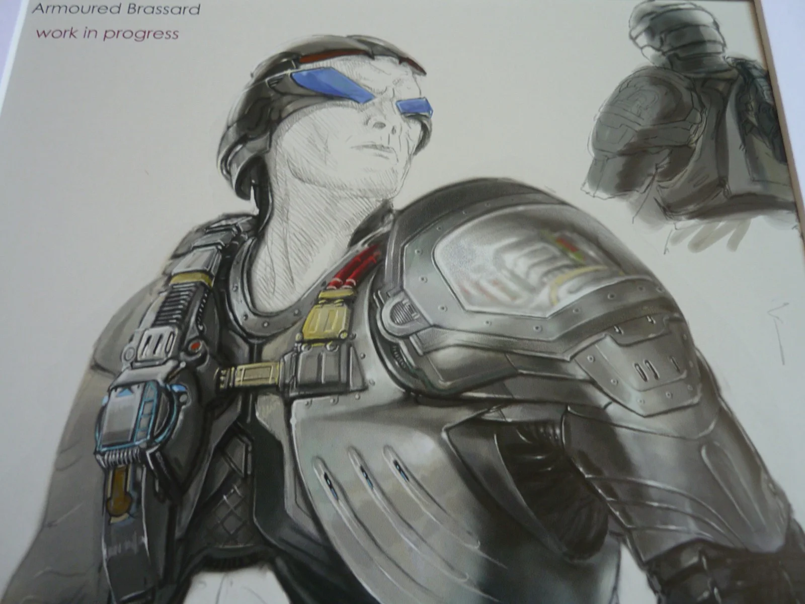 14x11 mounted 007 james bond die another day armoured brassard 2001 artwork, image 2