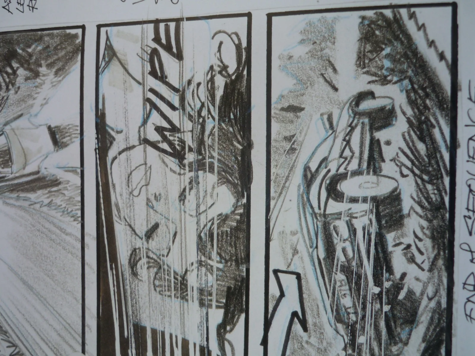 14x11 mounted 007 james bond casino royale storyboard car chase scene, изображение 2