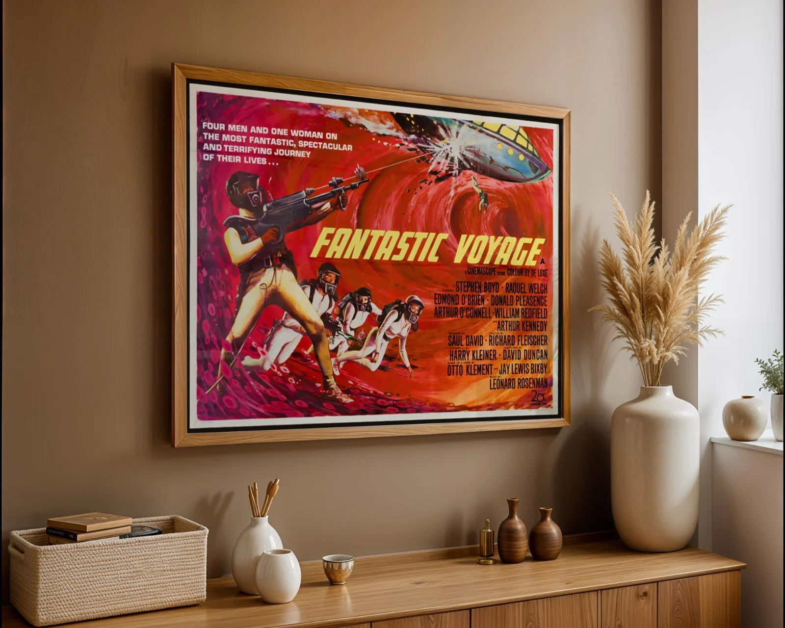 Fantastic Voyage 1966 Science Fiction Film Restored 30" x 40" UK Quad Poster, изображение 3