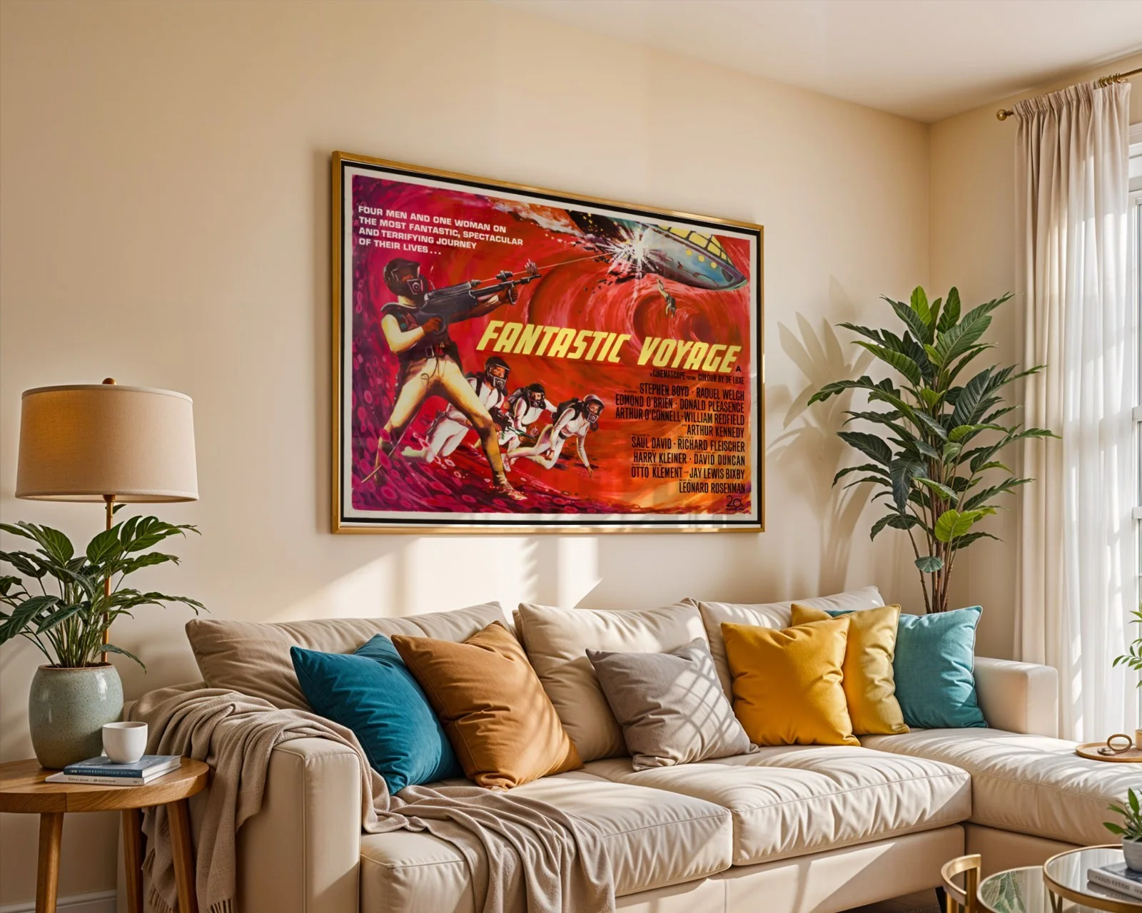 Fantastic Voyage 1966 Science Fiction Film Restored 30" x 40" UK Quad Poster, изображение 5