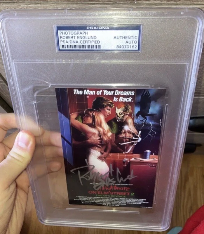 Robert Englund — robert englund signed photograph A Nightmare On Elm Street 2 Psa/dna Certified