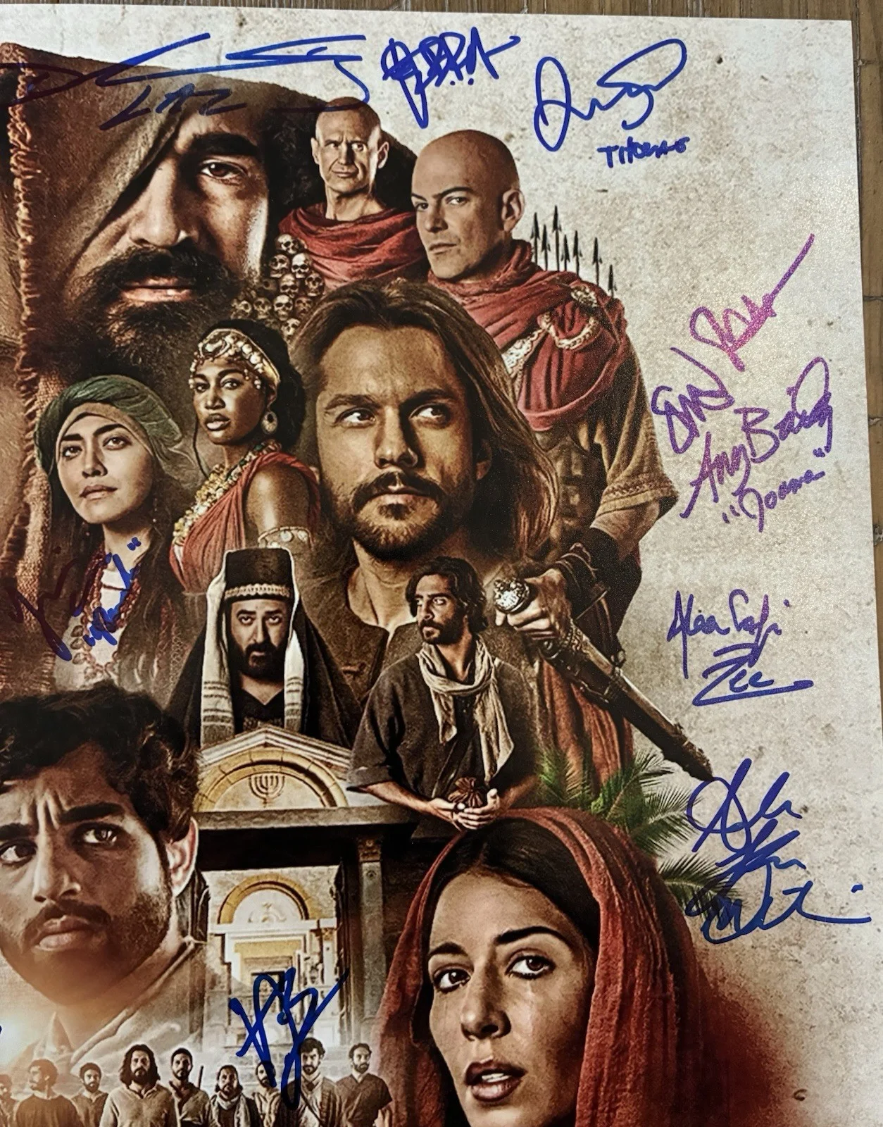 The Chosen Cast Signed 11x14 Photo Signed By 20, image 3